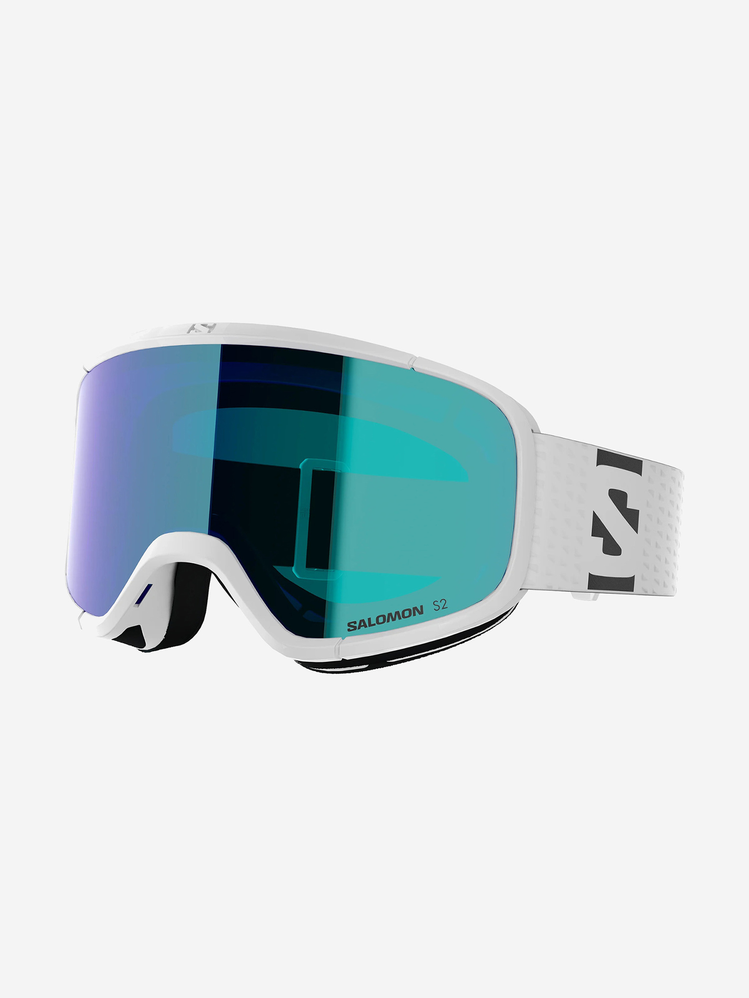 Изображение товара Salomon Aksium 2.0 White Cat. 2 — горнолыжные очки с антифог и зеркальным напылением