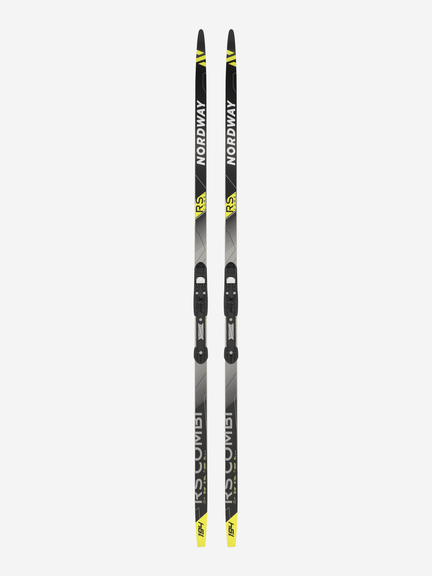 Беговые лыжи Nordway Combi + крепления NNN, Черный
