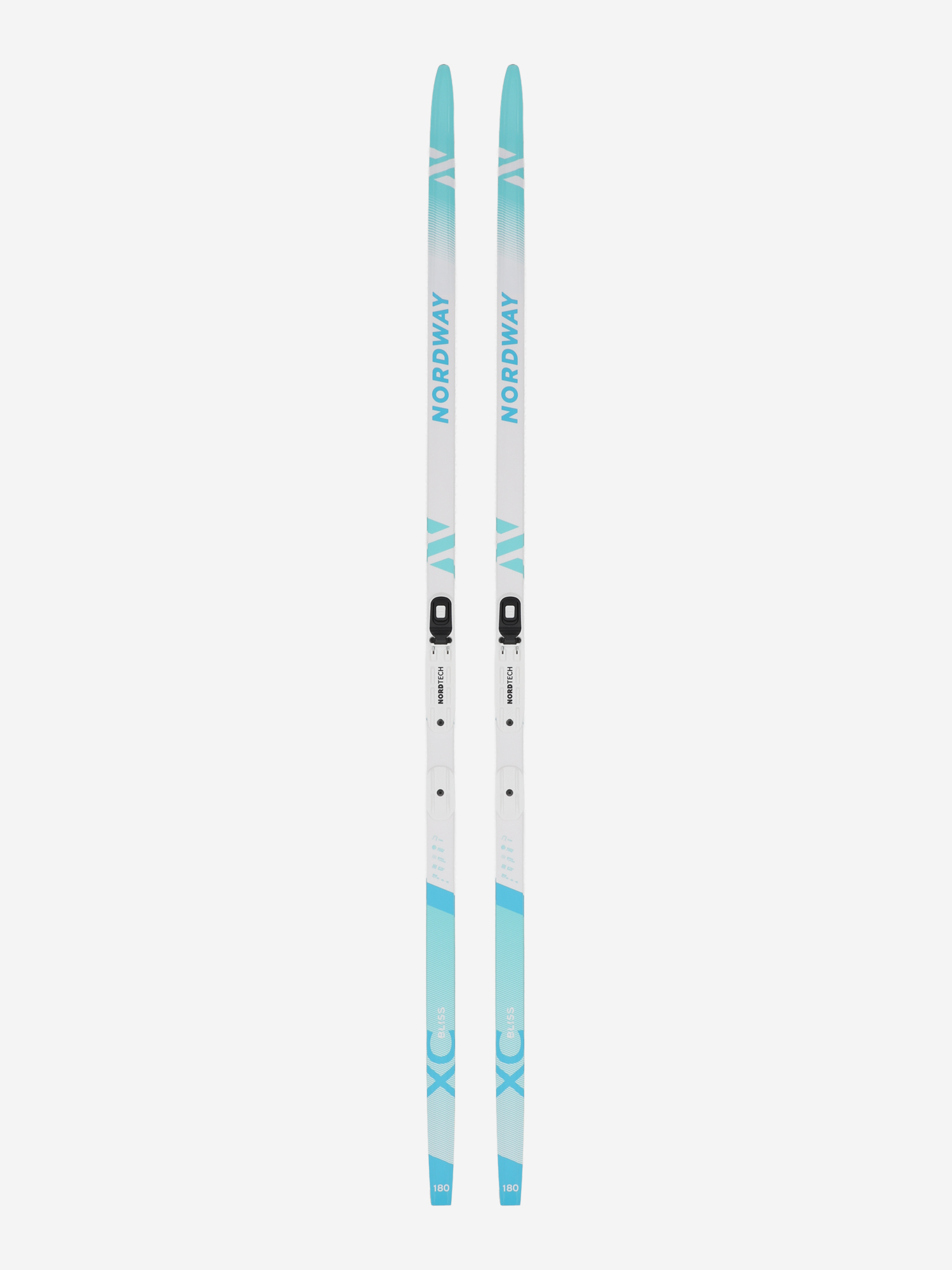 Беговые лыжи женские Nordway Bliss + крепления NNN, Белый