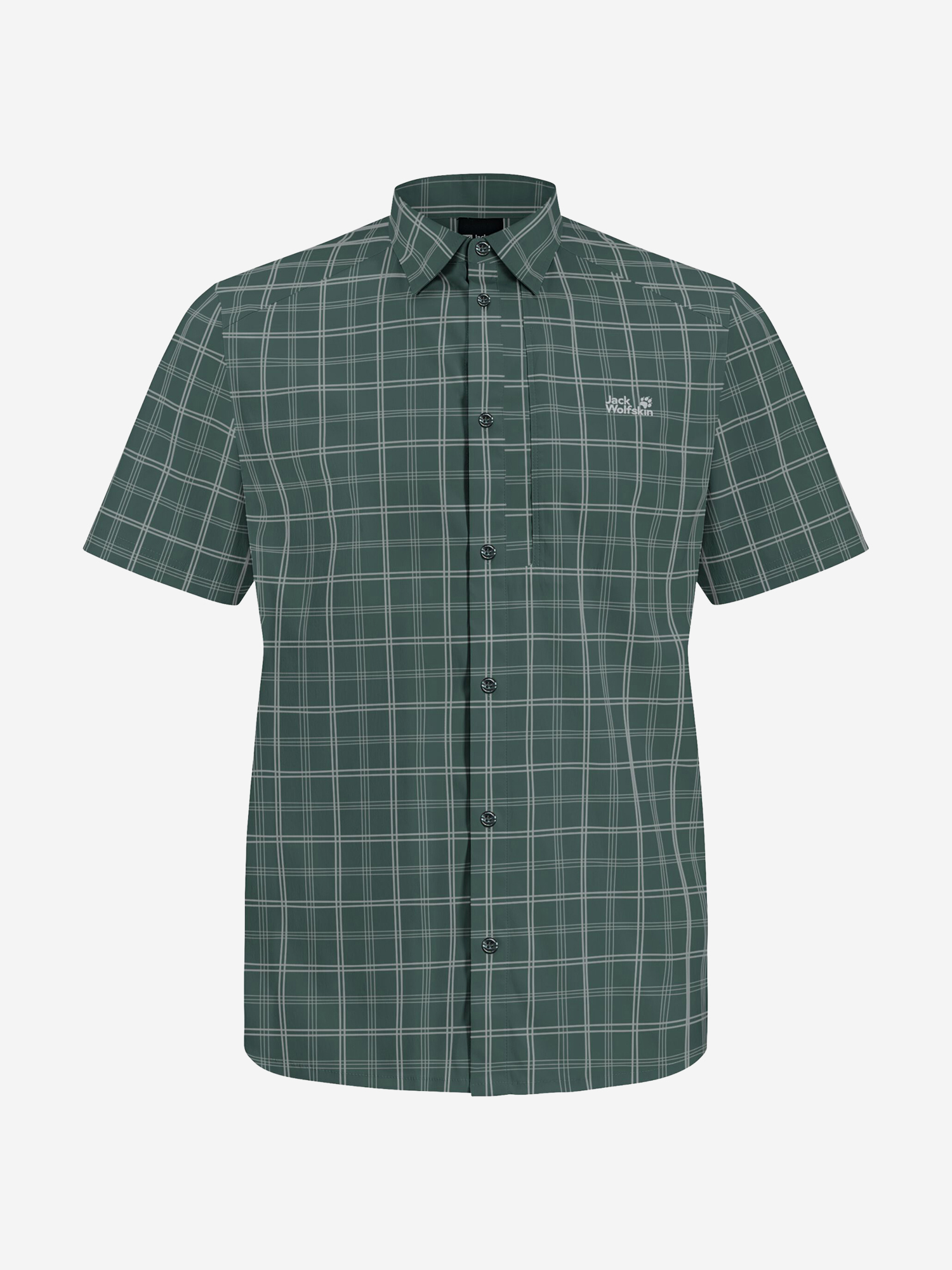 Изображение товара Мужская рубашка с коротким рукавом Jack Wolfskin Norbo для активного отдыха лето