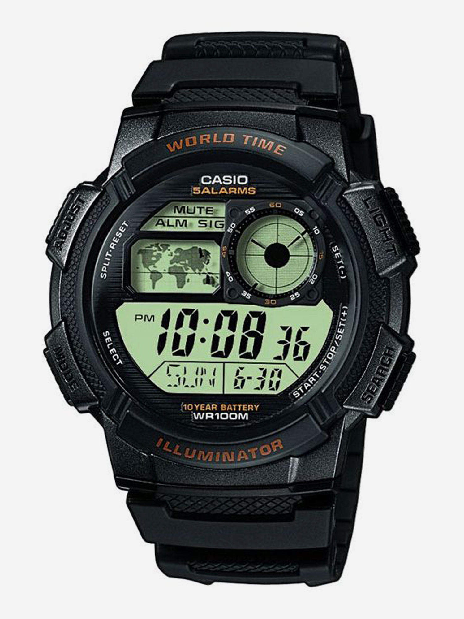

Наручные часы Casio AE-1000W-1A, Черный