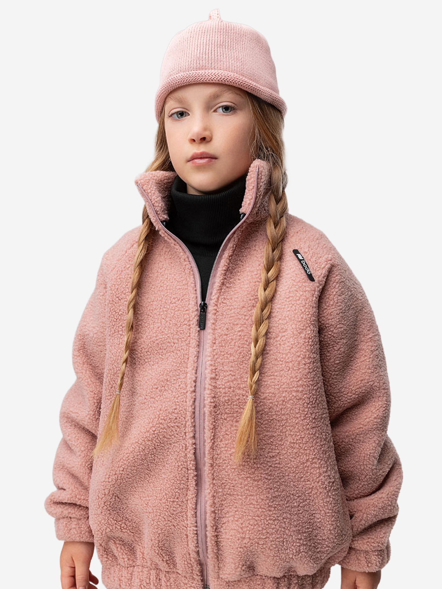 Изображение товара Куртка bodo "барашек" для детей, демисезонная из флиса тедди, Россия