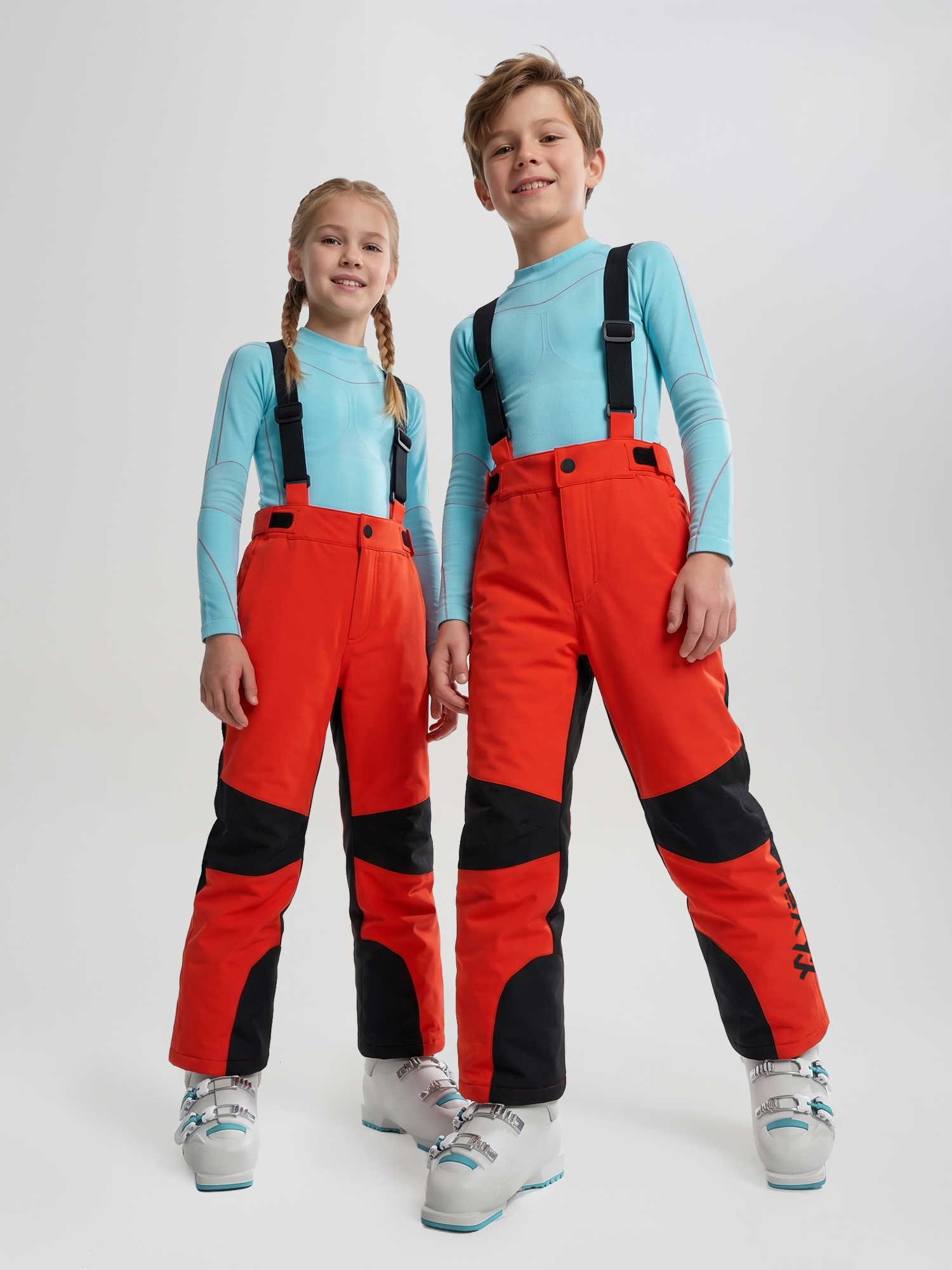 Брюки горнолыжные детские Volkl, Оранжевый