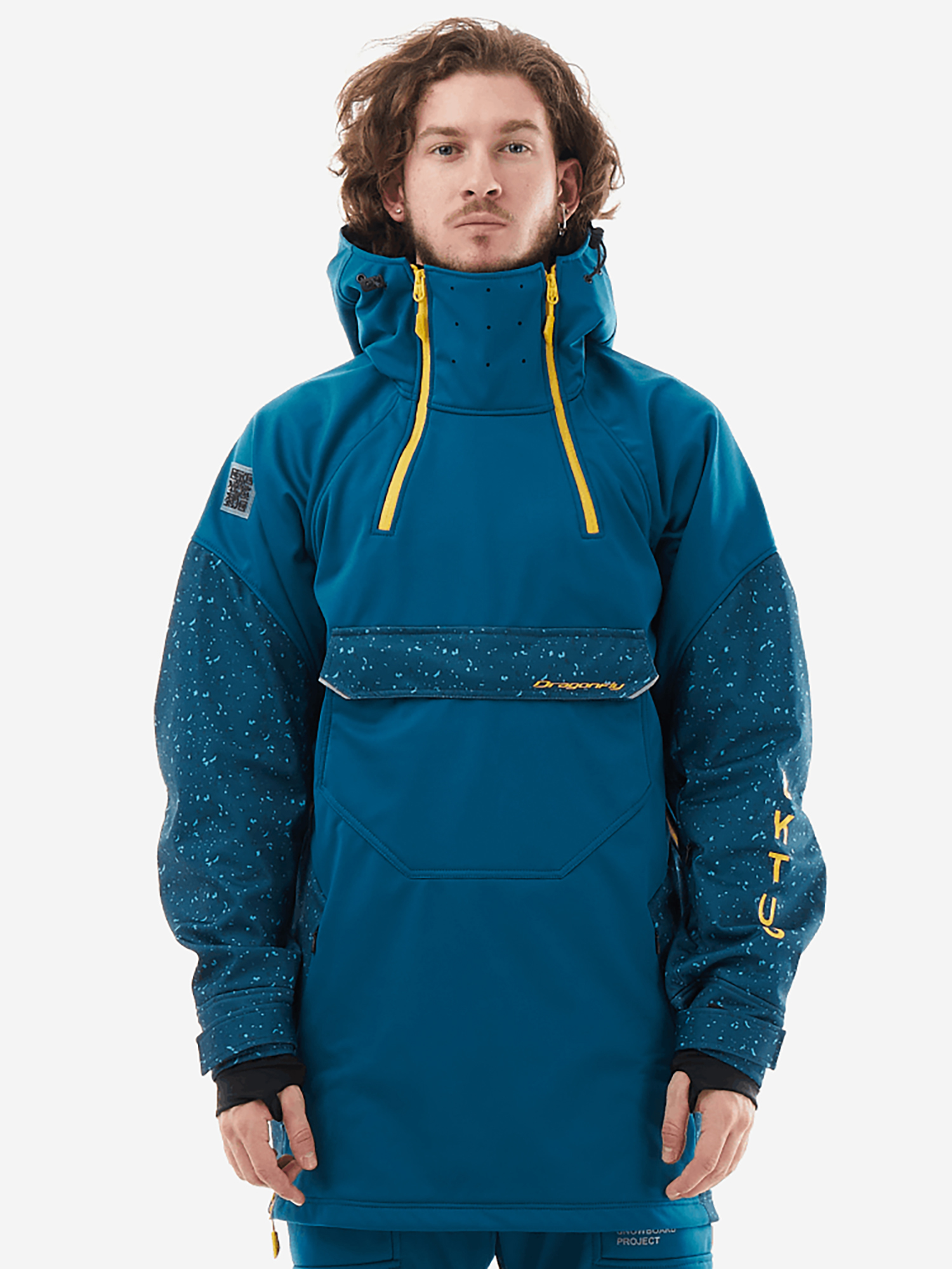 Изображение товара Куртка-анорак мужская сноубордическая Dragonfly UKTUS, Синий