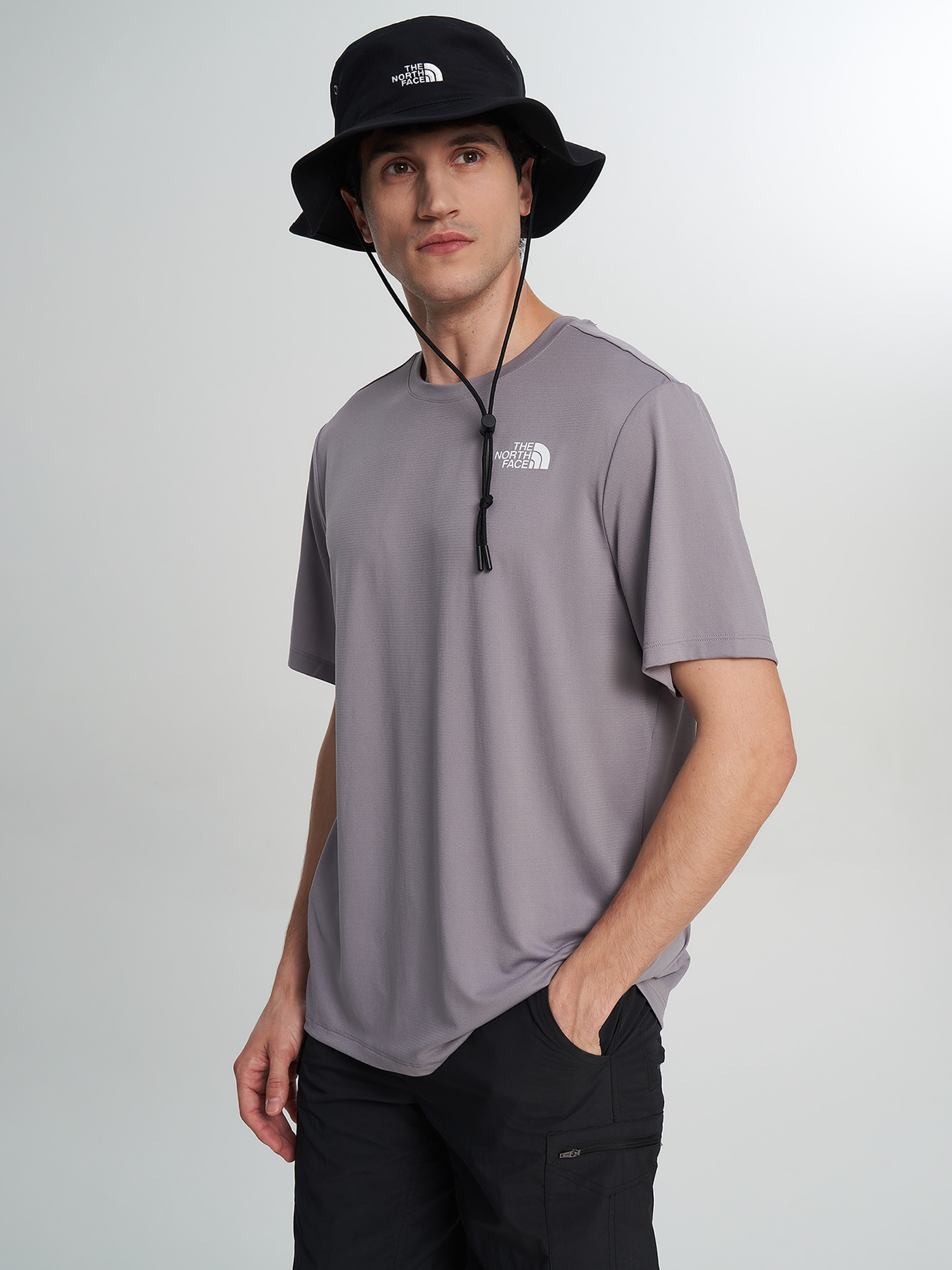 Футболка The North Face 24/7, серый, арт. NF0A895MG7O1T1K