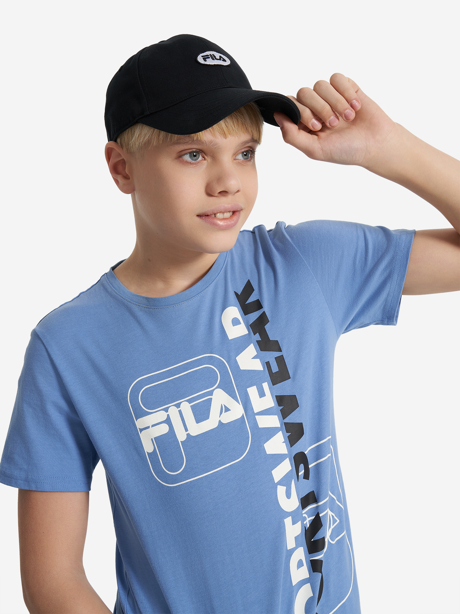 фото Бейсболка для мальчиков fila, черный