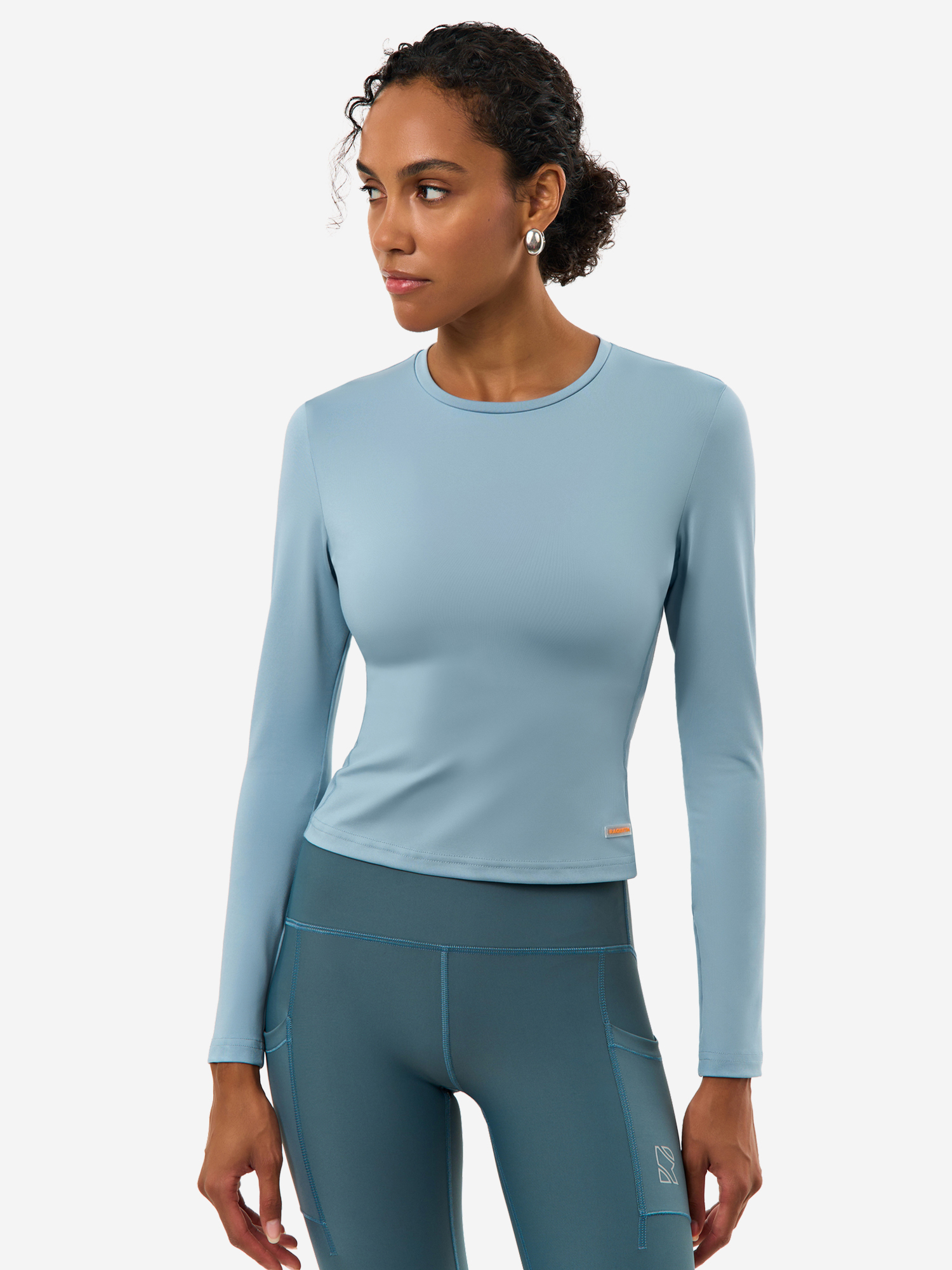 Изображение товара Лонгслив женский RAQUETA SPORT Bestie, Dusty Blue, Голубой