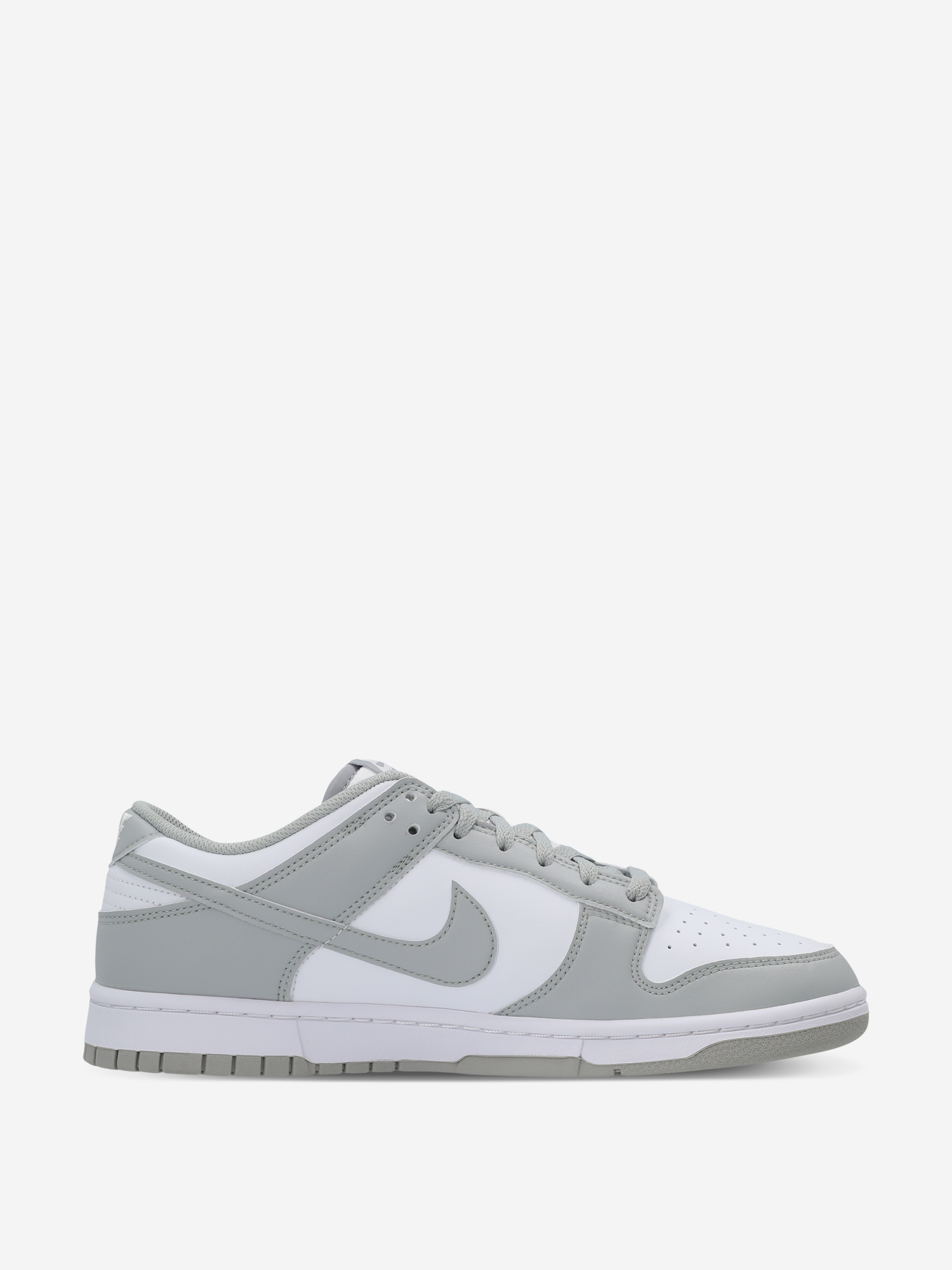 фото Кеды мужские nike dunk low retro, белый
