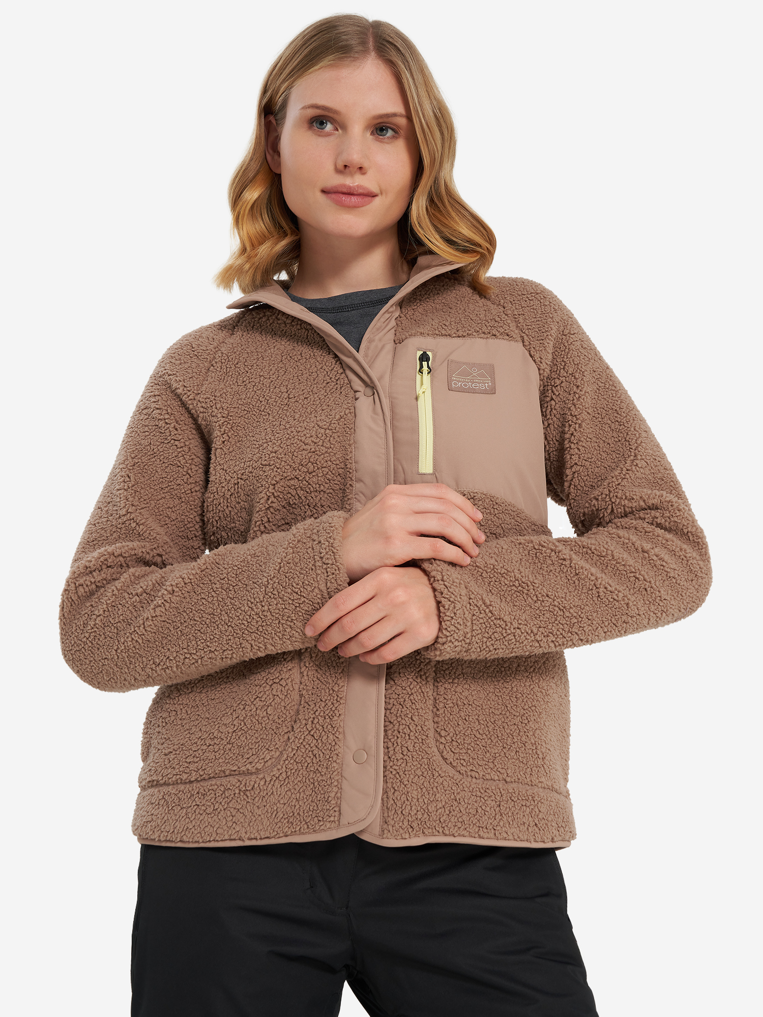 

Джемпер флисовый женский Protest, Коричневый
