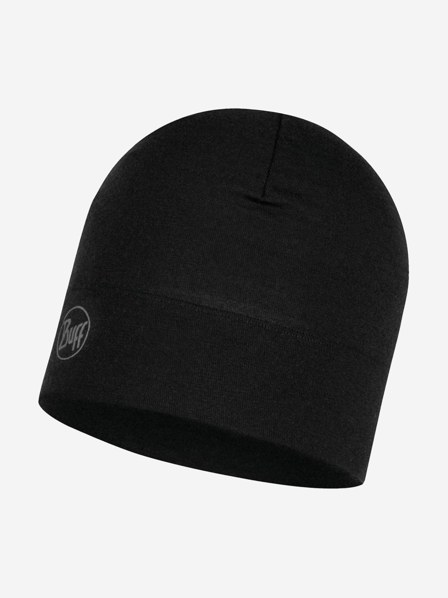 

Шапка Buff Merino Migweight Hat Solid Black, Черный
