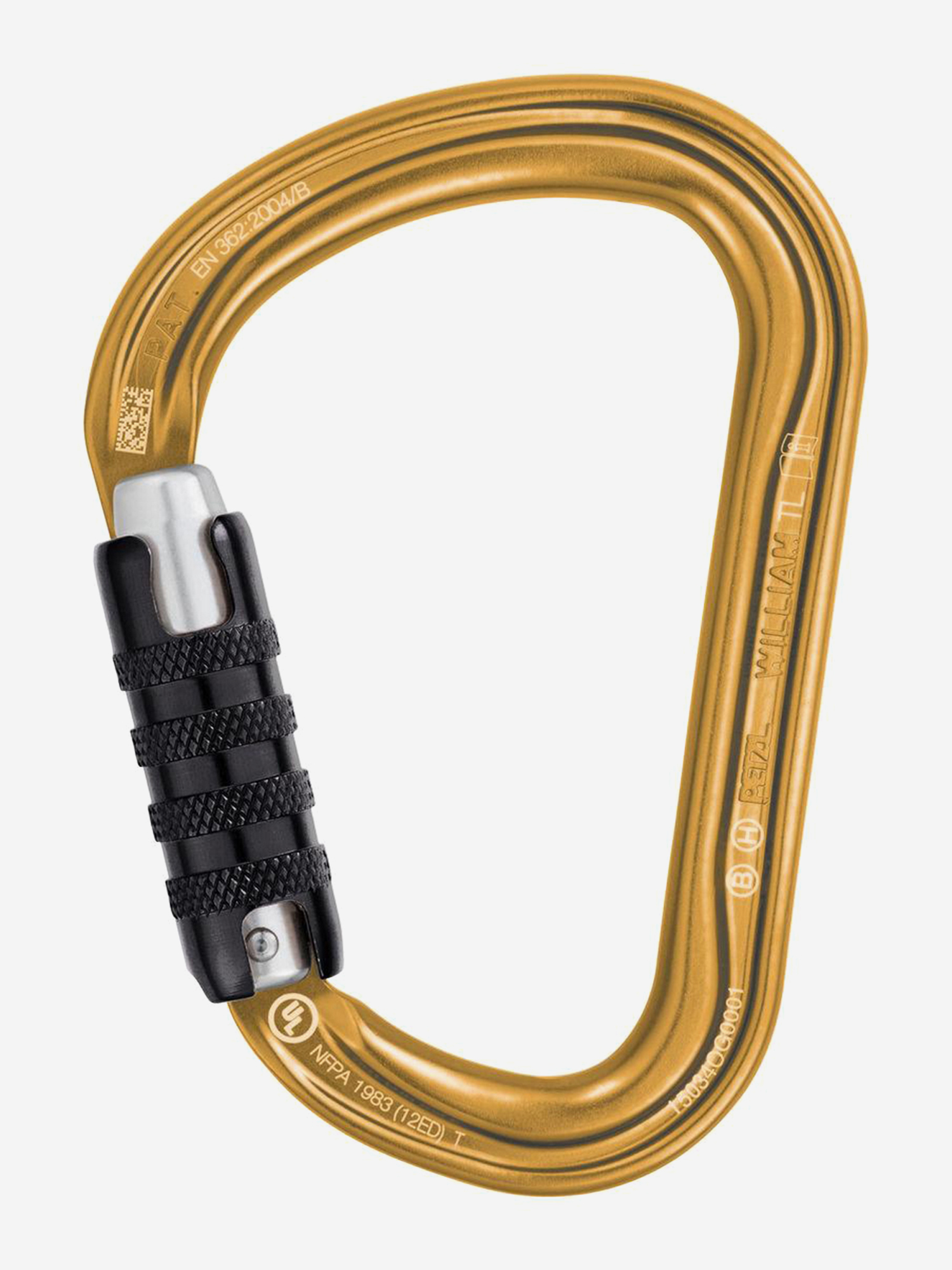 

Карабин альпинистский Petzl WILLIAM TRIACT-LOCK, Желтый