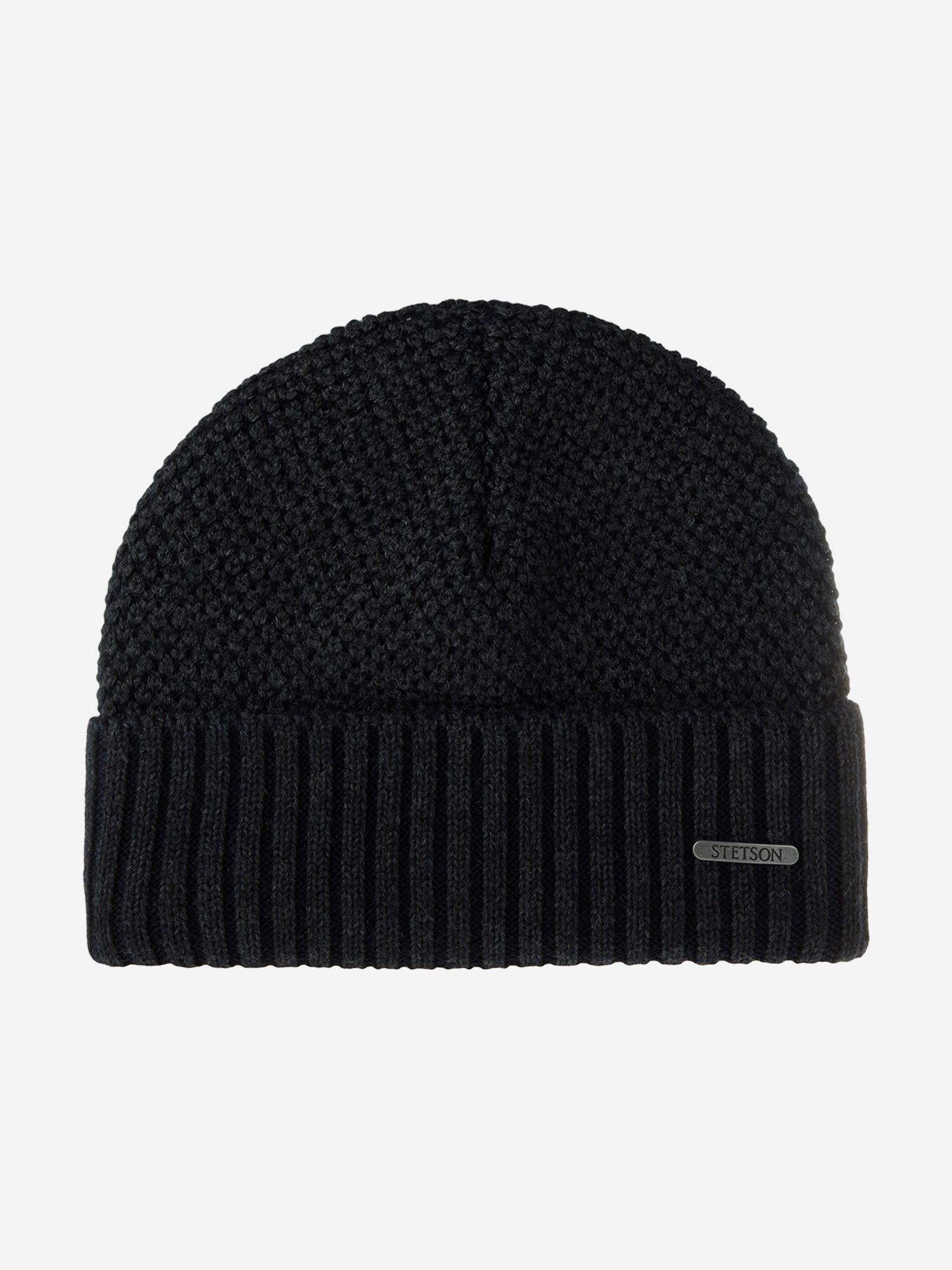 

Шапка с отворотом STETSON 8599383 BEANIE MERINO (синий), Синий
