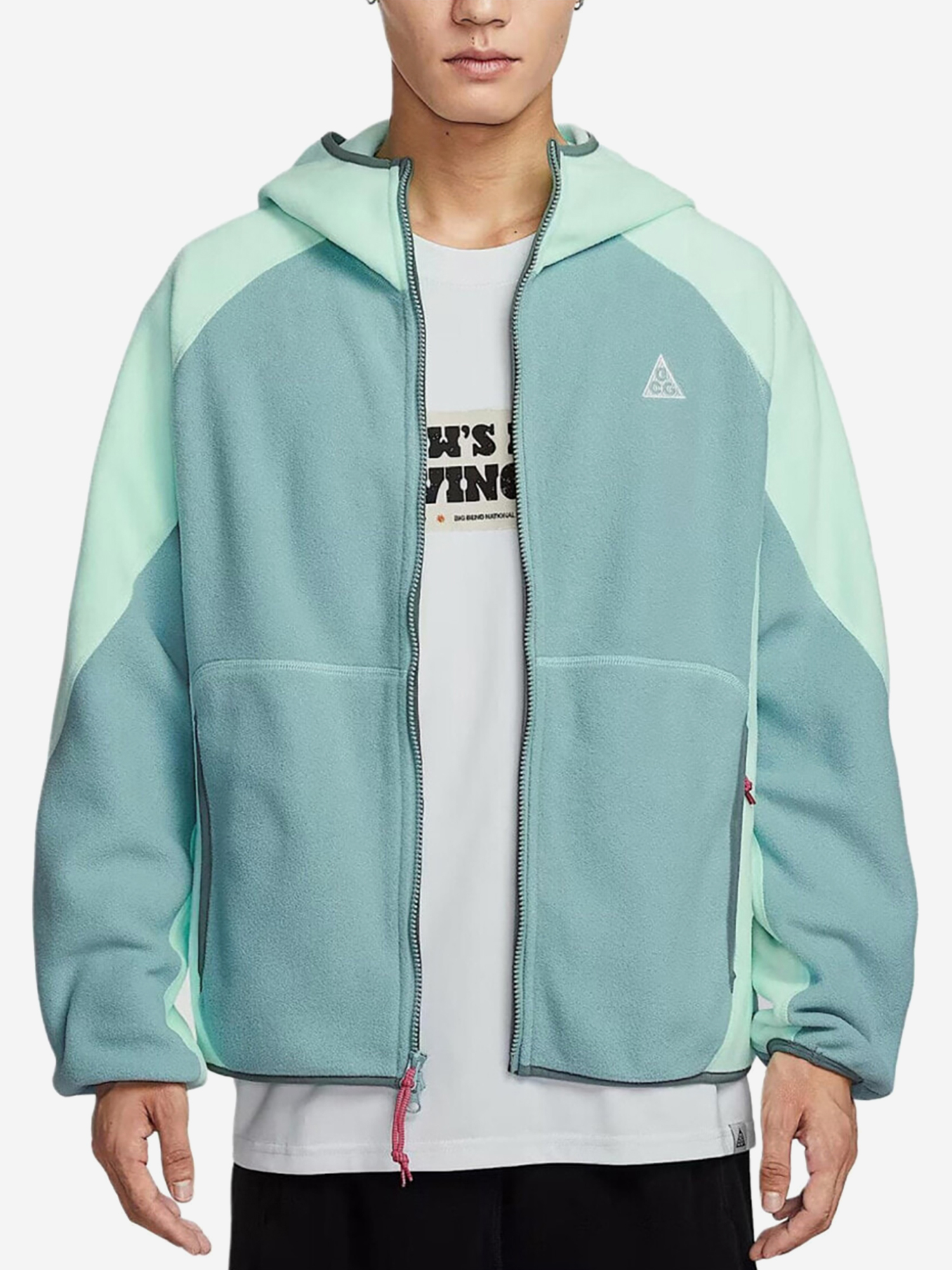 Изображение товара Мужской бомбер Nike ACG WOLF TREE VELVET FEEL — стильный и легкий демисезонный костюм Изображение товара Мужской бомбер Nike ACG WOLF TREE VELVET FEEL — стильный и легкий демисезонный костюм