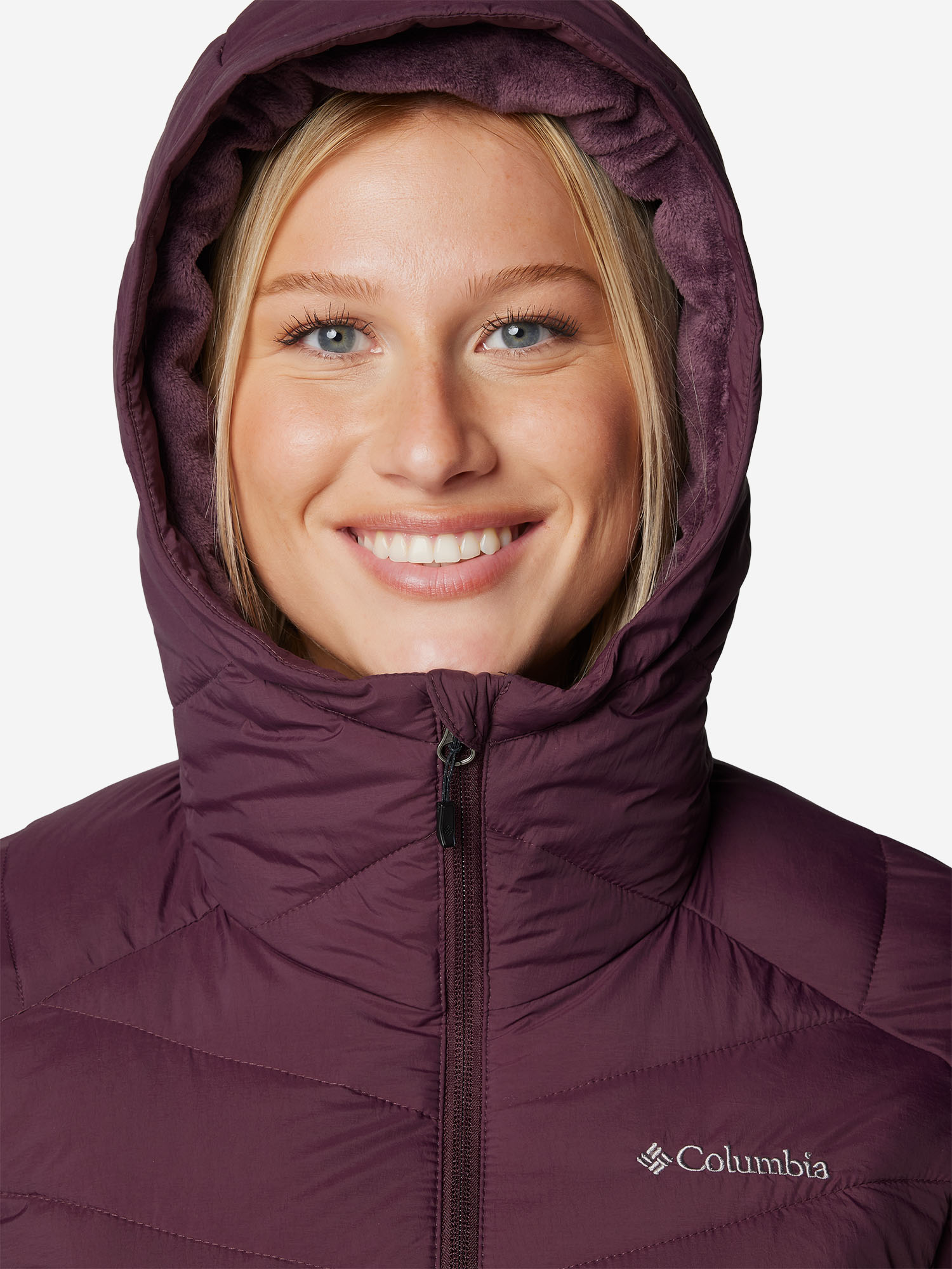 Куртка утепленная женская Columbia Joy Peak II Hooded Jacket, Коричневый 2089041CLB-607, размер 48 - фото 8