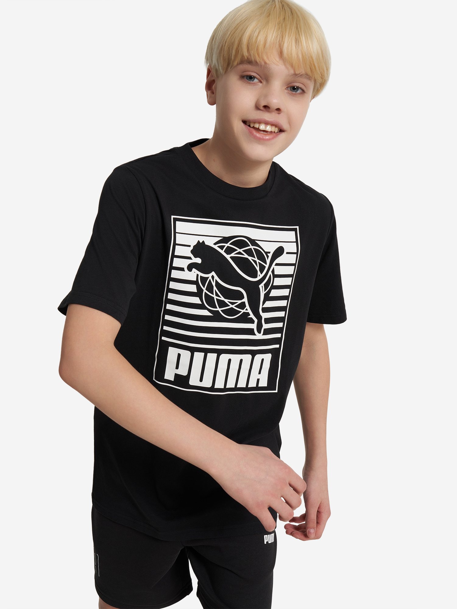 

Футболка для мальчиков PUMA Graphics, Черный