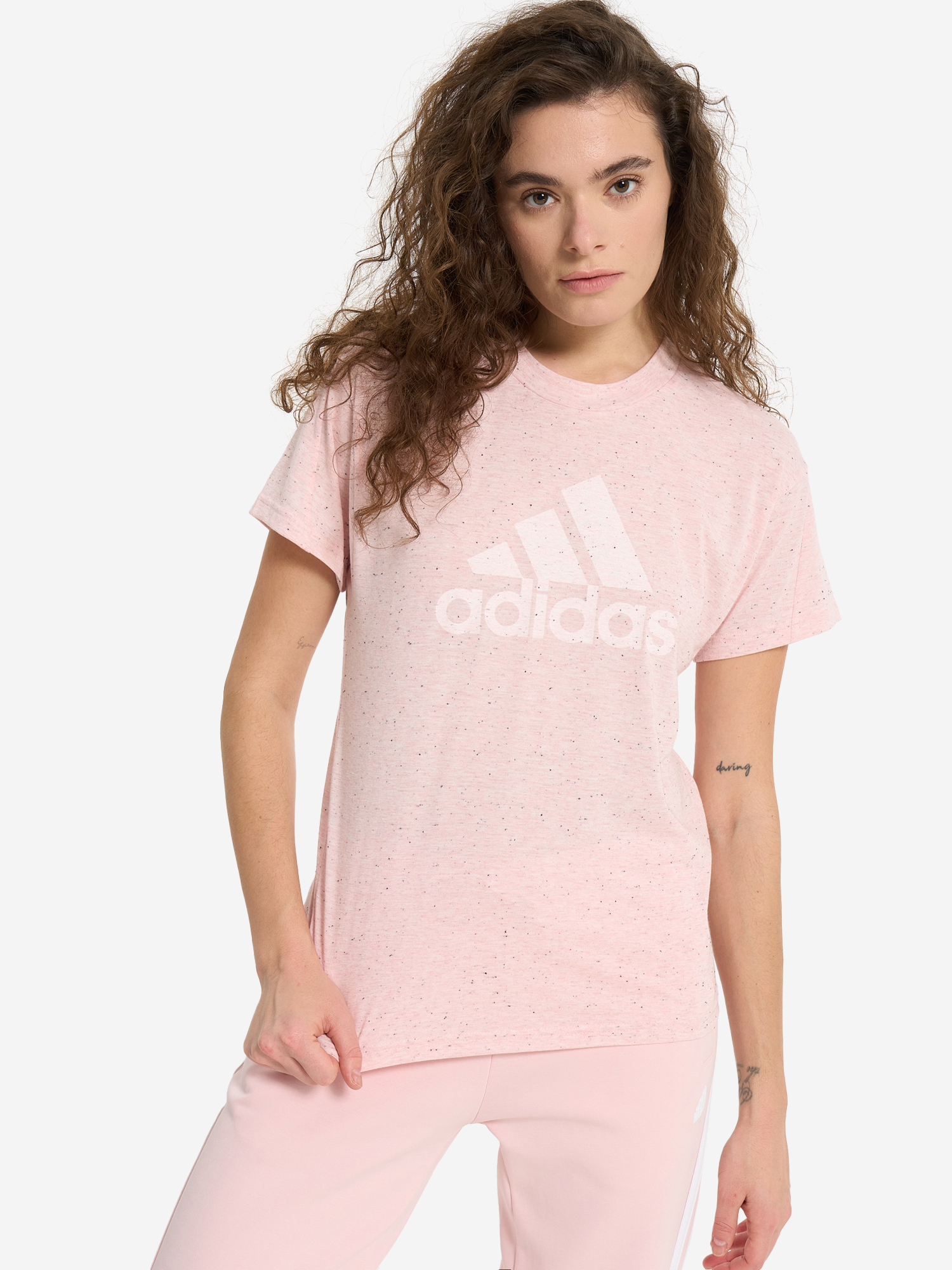 

Футболка женская adidas, Бежевый