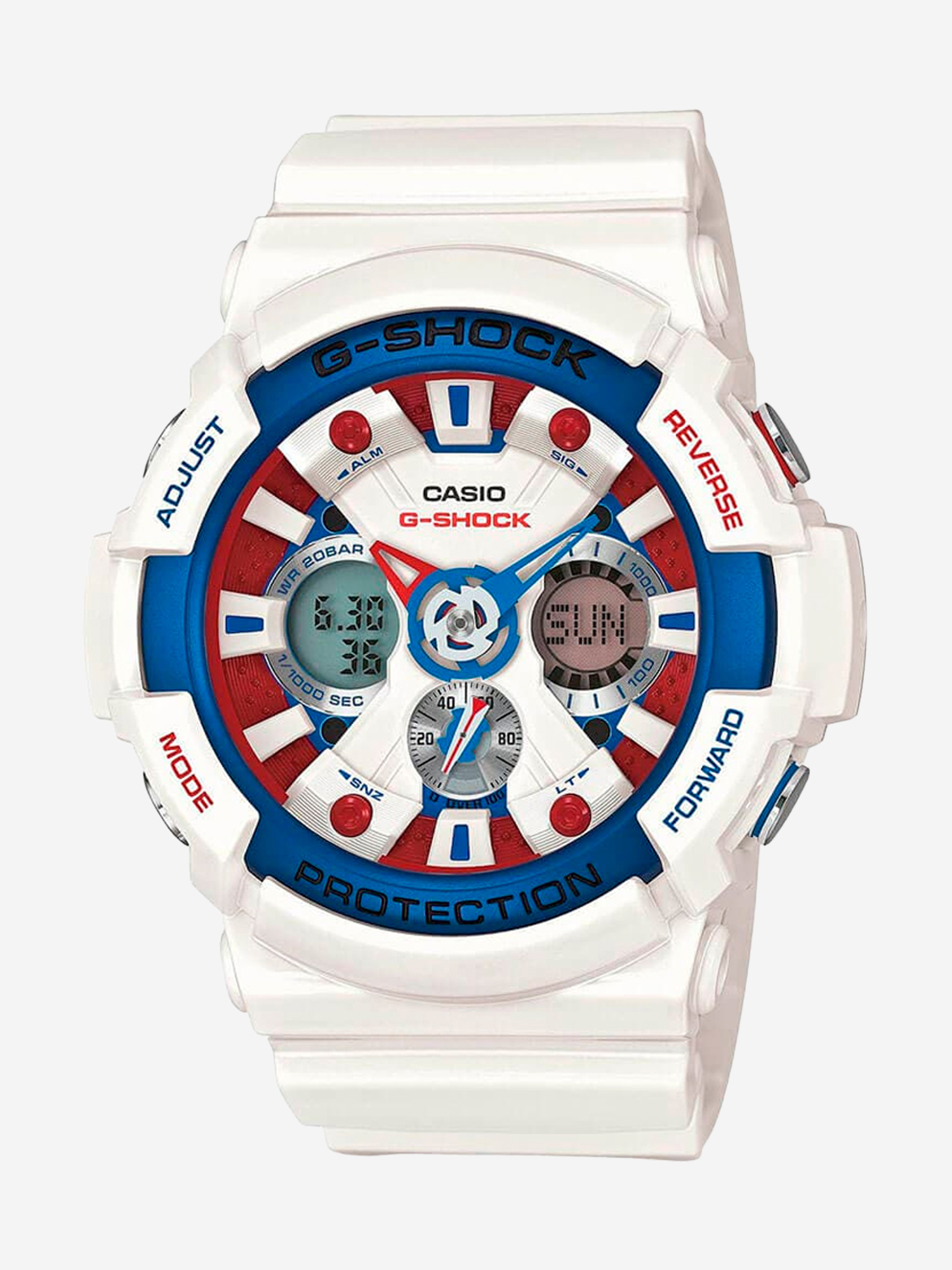 

Спортивные часы CASIO GA-201TR-7A, Белый