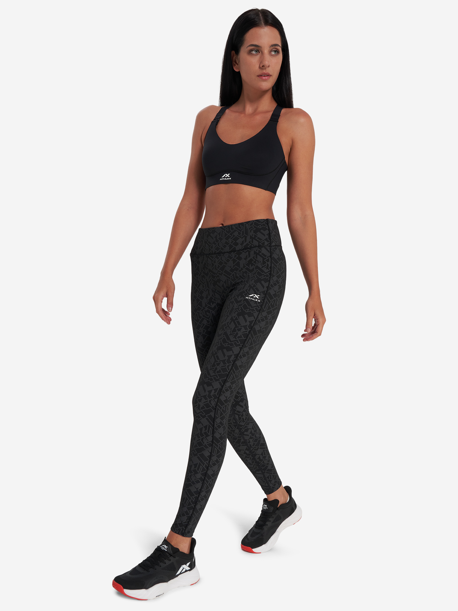 фото Легинсы женские athlex, черный