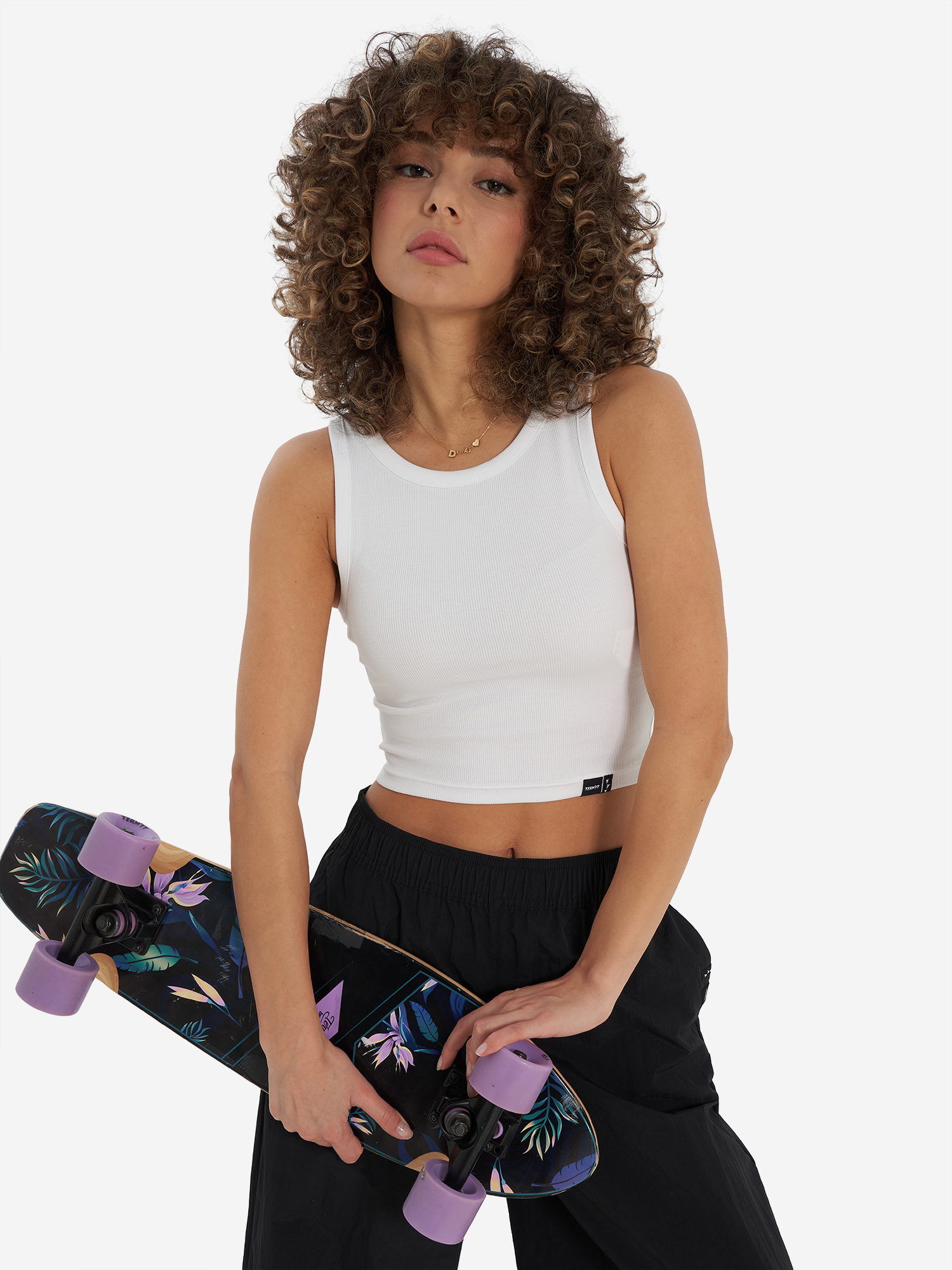 Изображение товара Женская майка Termit облегающий короткий стиль Натуральные материалы