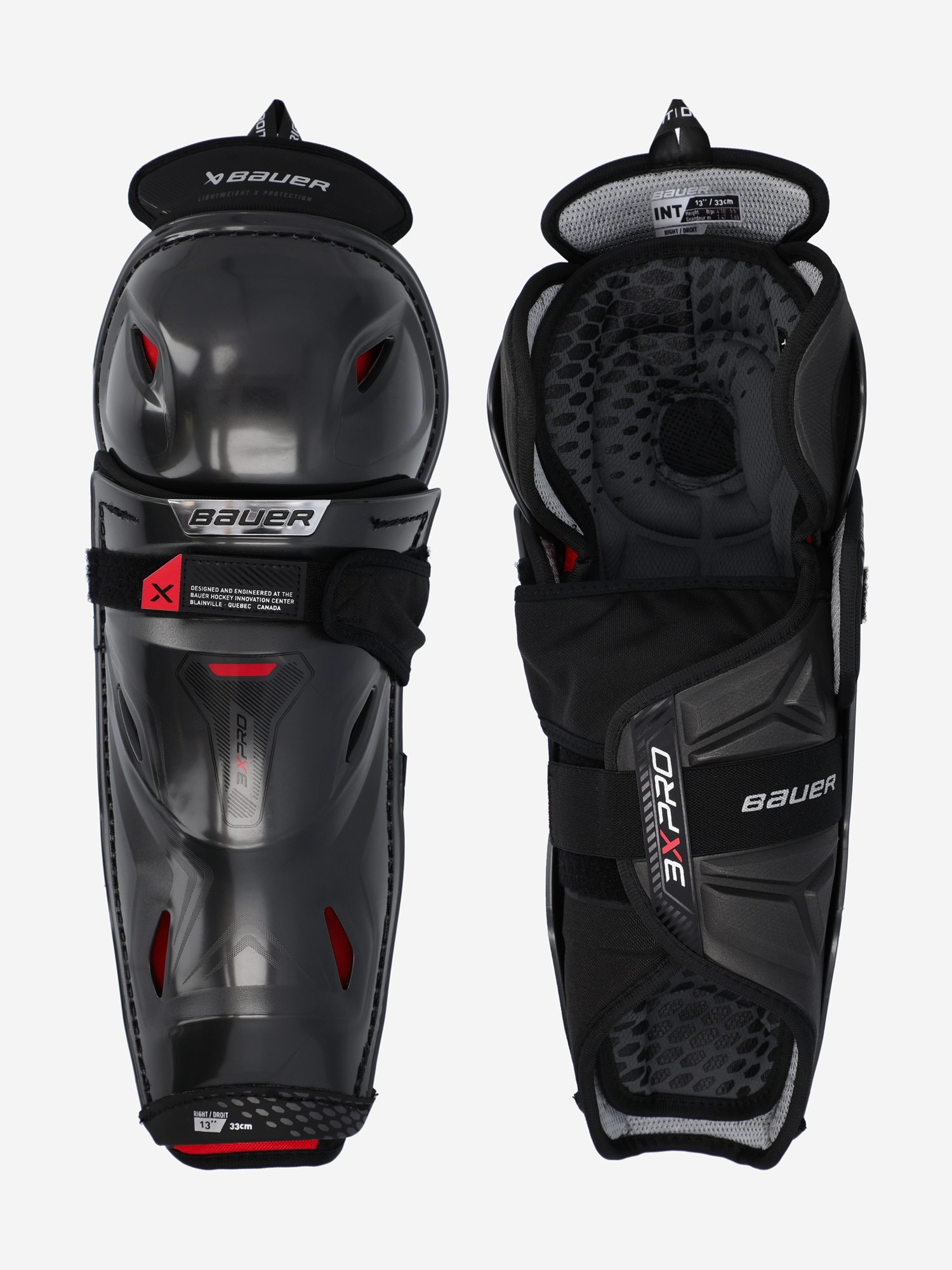 

Щитки хоккейные детские Bauer Vapor 3X Pro Int, Черный