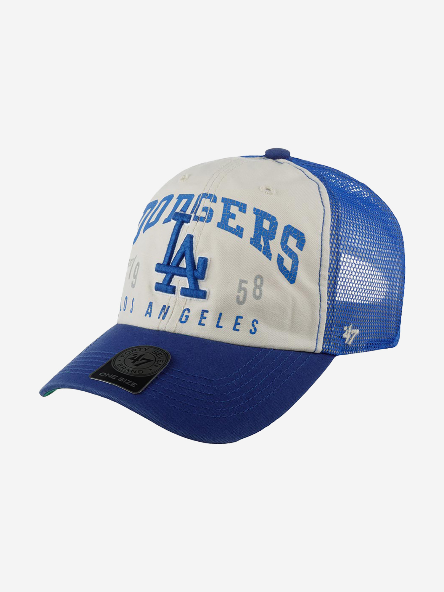 

Бейсболка с сеточкой 47 BRAND B-UNDWD12GWP-RY Los Angeles Dodgers MLB (синий), Синий