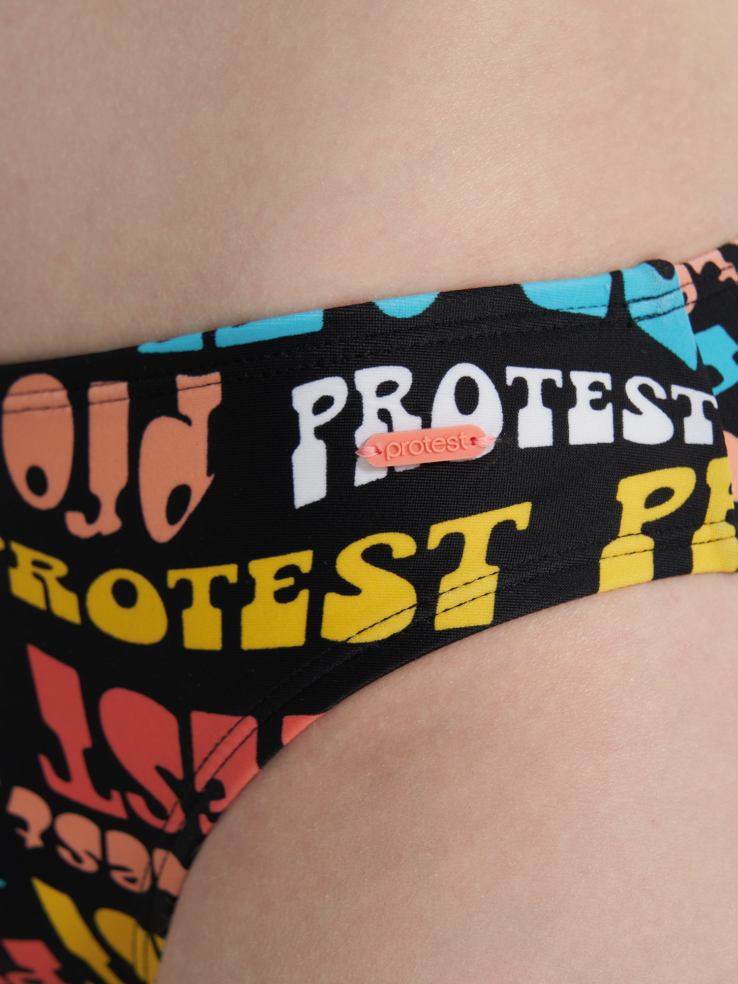 фото Купальник раздельный для девочек protest, черный