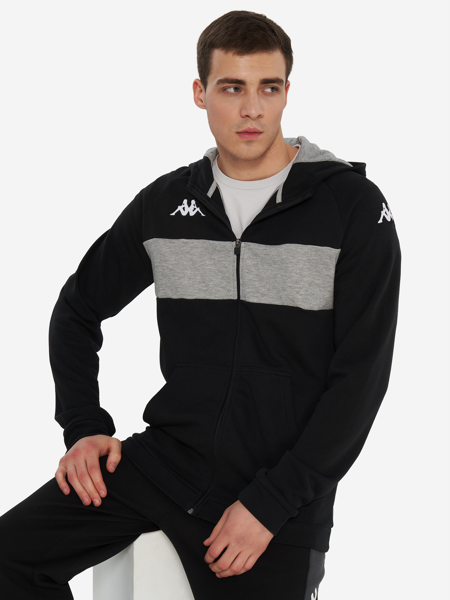 

Толстовка мужская Kappa Dacciozi, Черный