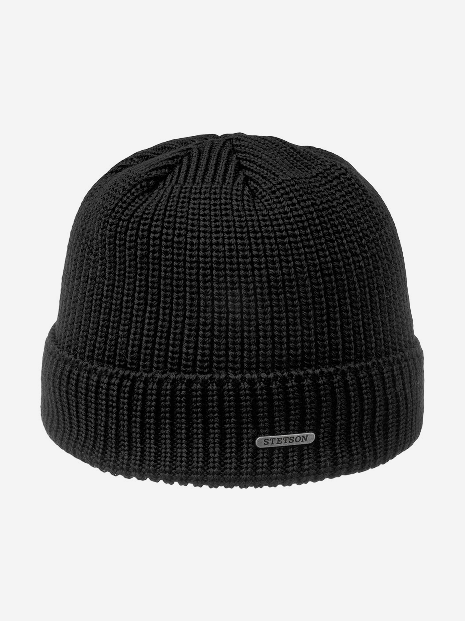 Шапка с отворотом STETSON 8599345 BEANIE MERINO (черный), Черный 02-387XDOXS9Z-09, размер Без размера - фото 4