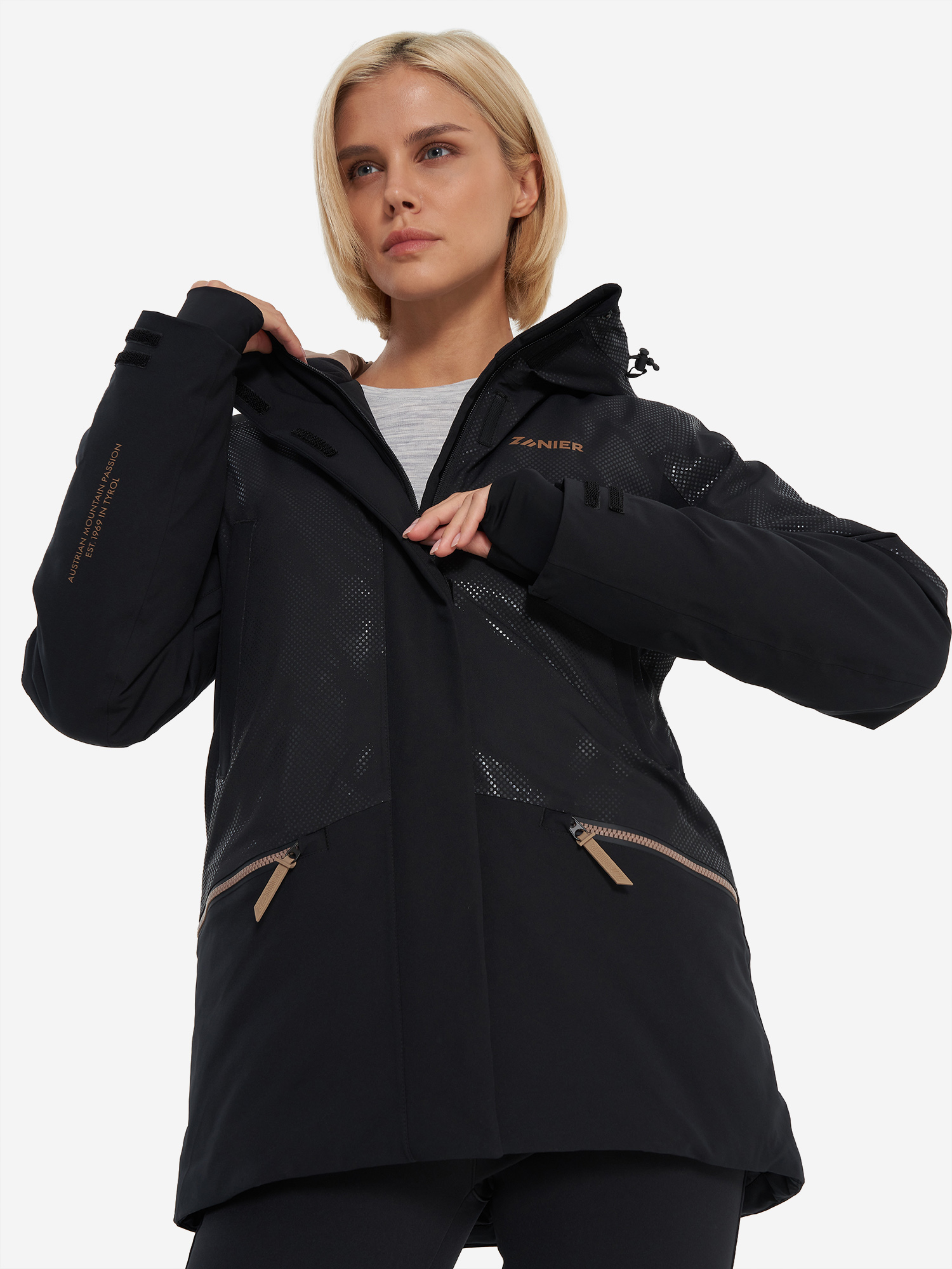 Куртка утепленная женская Zanier Черный 14999₽