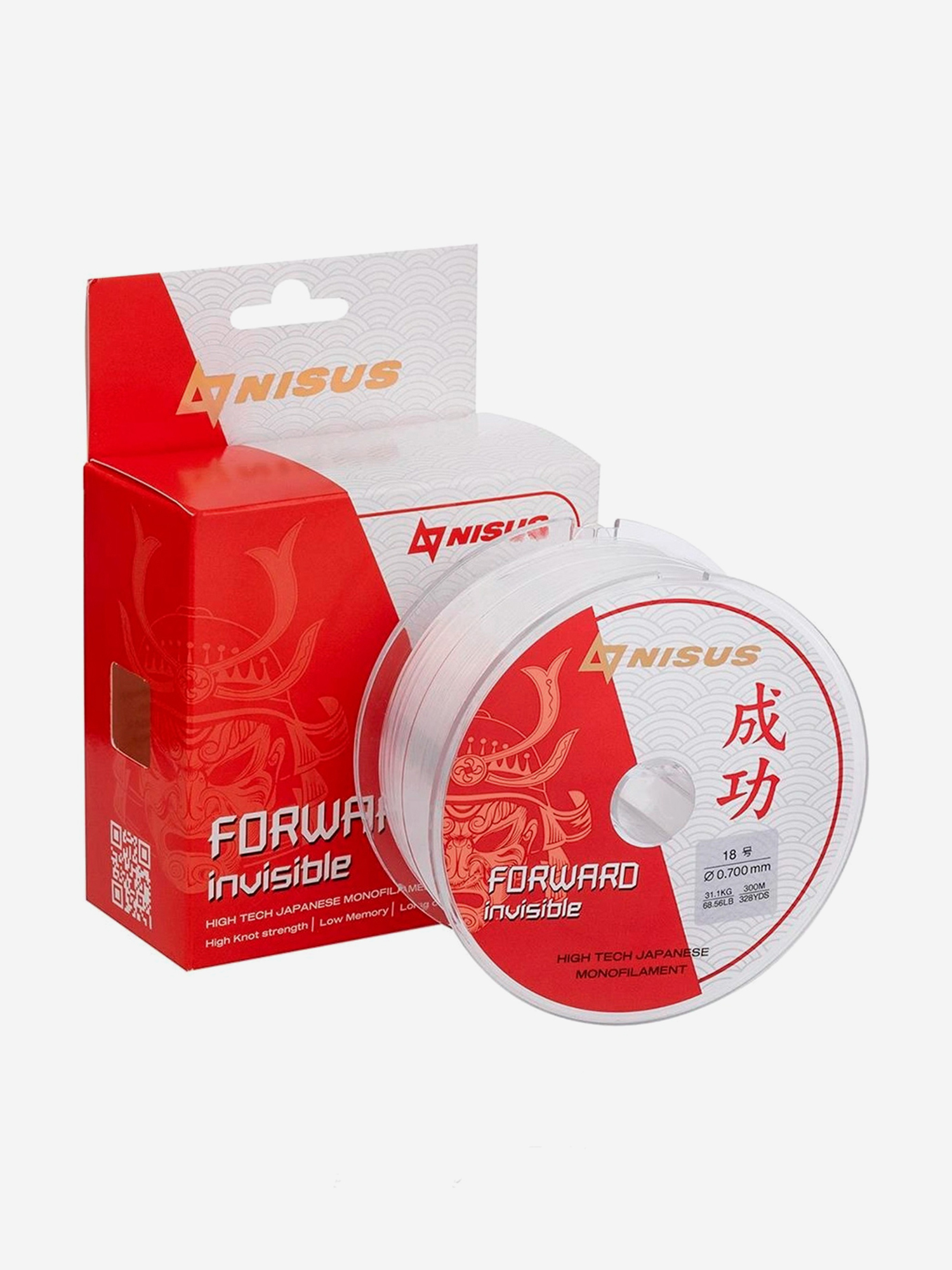 Изображение товара Леска для рыбалки Nisus FORWARD Invisible Nylon 0.70мм 300м прозрачная