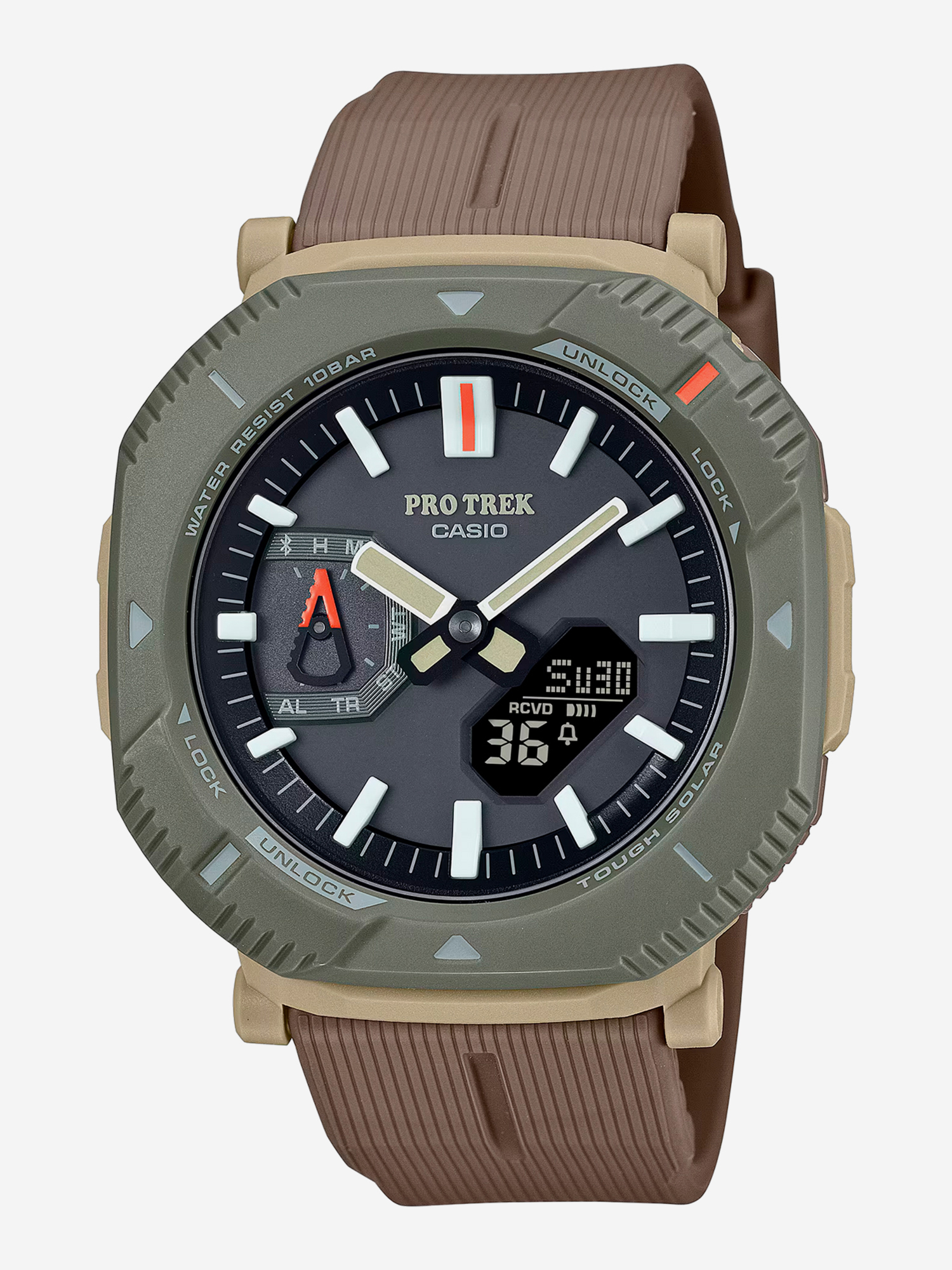 

Наручные часы ProTrek PRJ-B001-5E, Коричневый