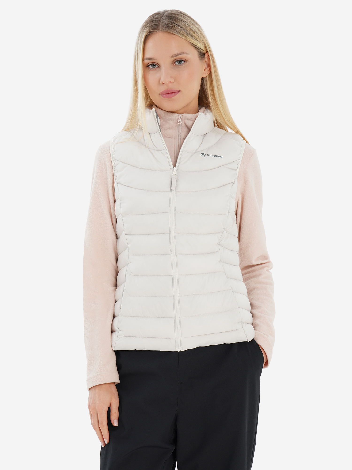 Женский утепленный жилет Outventure, серый, арт. 127795out-90