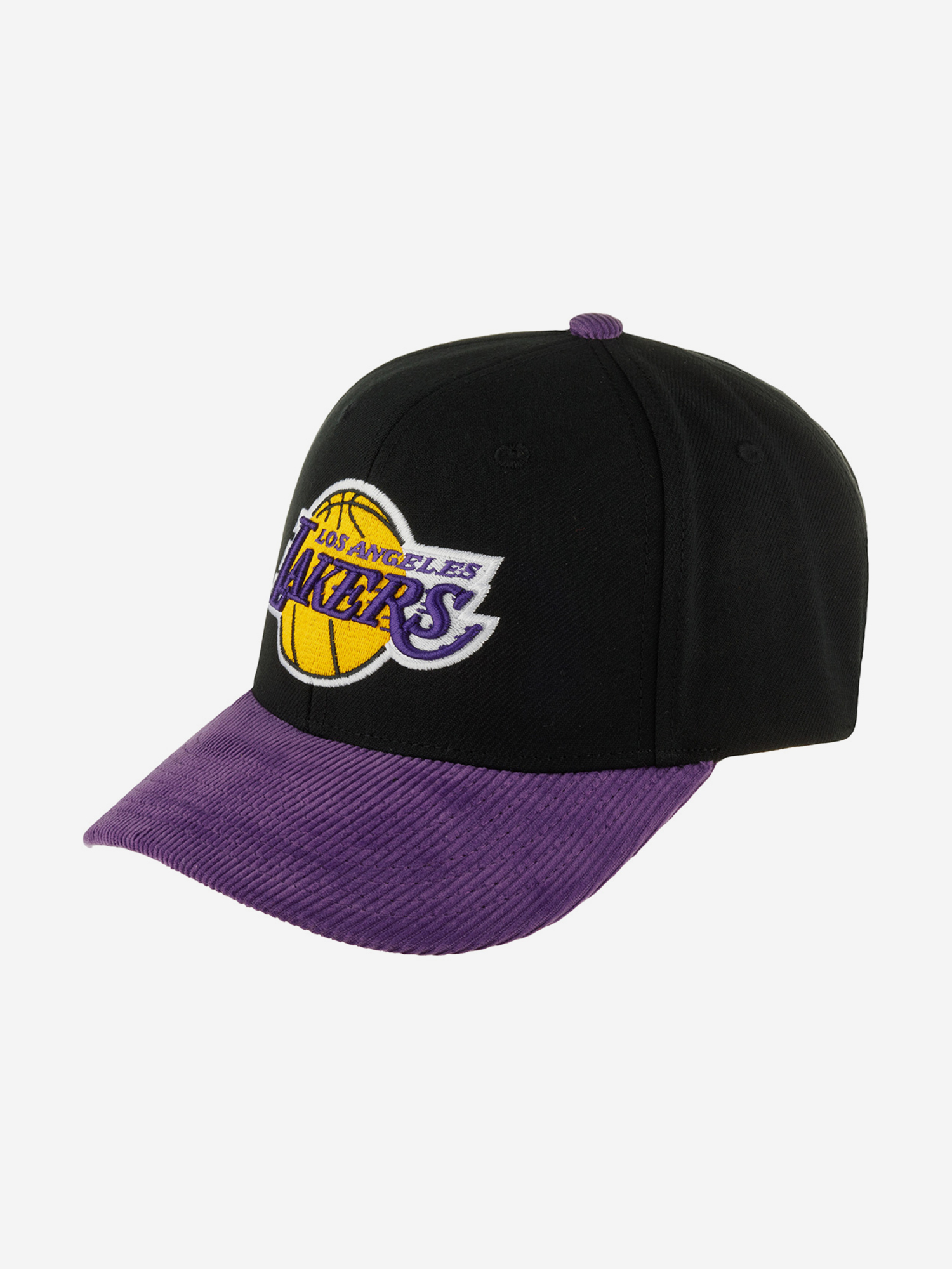 Бейсболка MITCHELL NESS HP7976-LALBLCK Los Angeles Lakers NBA (черный), Черный 59-250XDOXM4K-93, размер Без размера