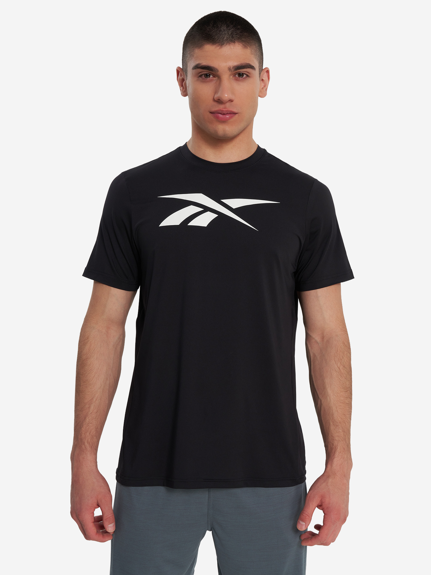 фото Футболка мужская reebok jimmy vector, черный