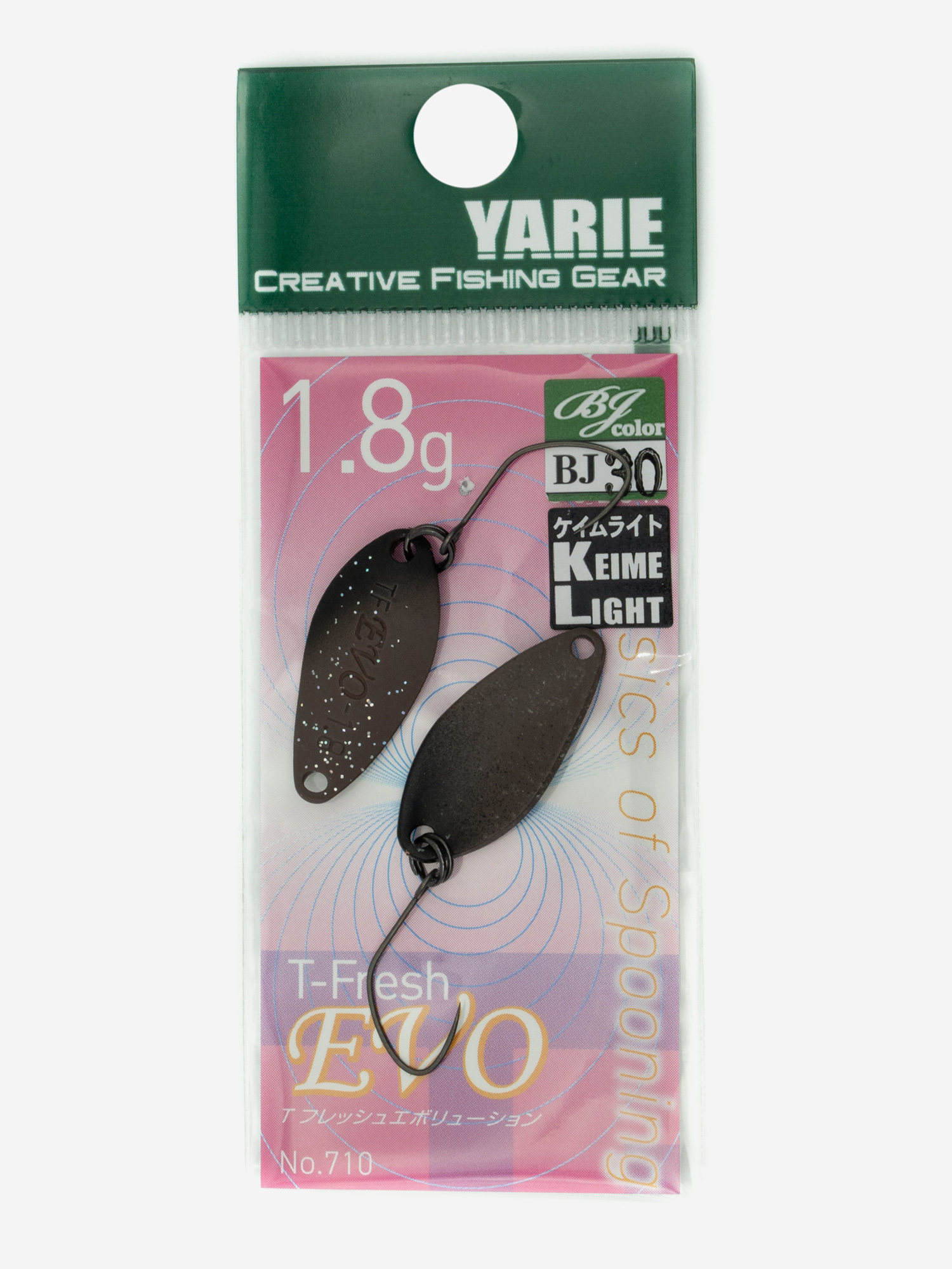 

Блесна YARIE №710 T-FRESH EVO 1.8гр цвет BJ-30, Мультицвет