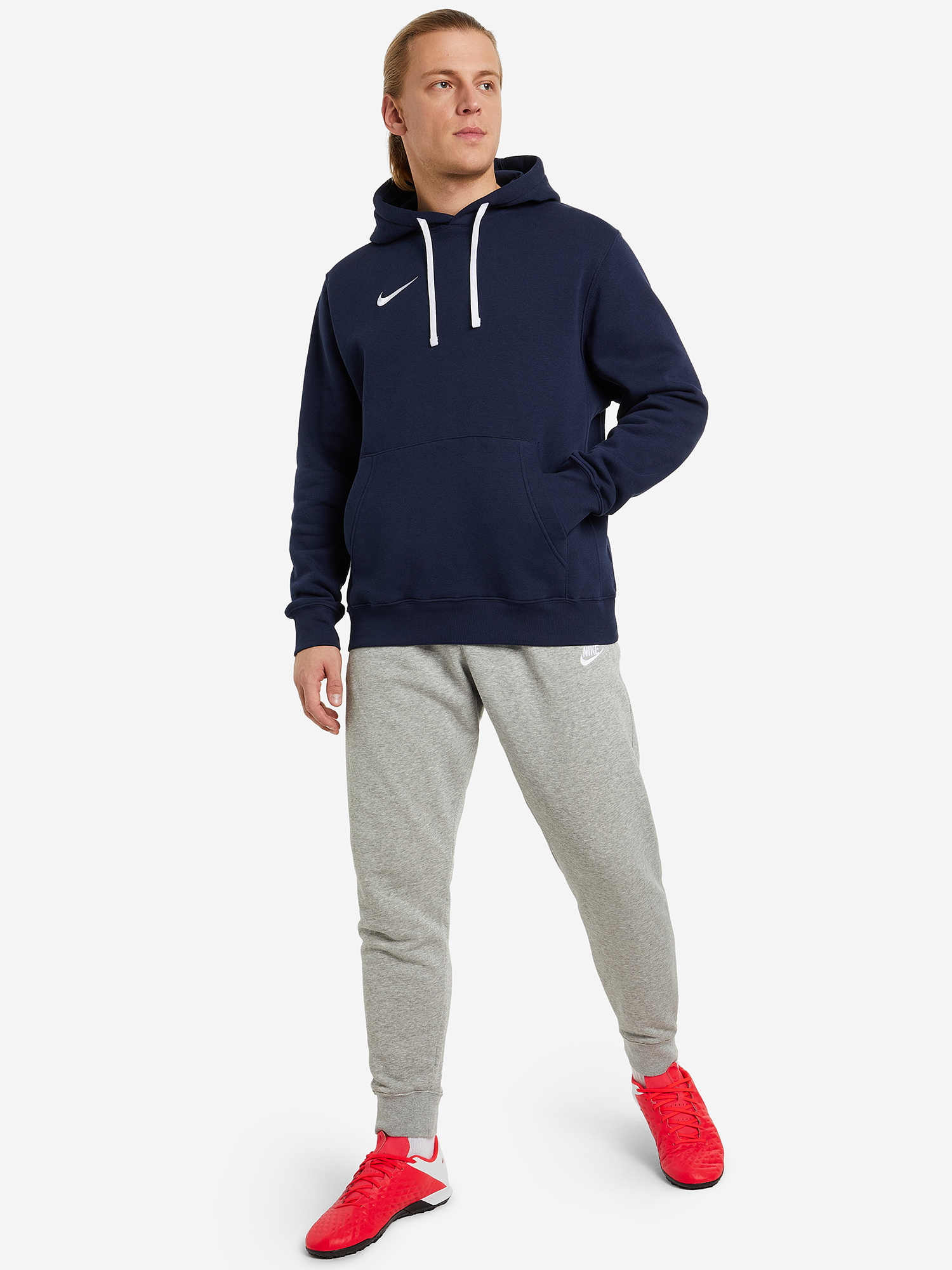 Худи мужская Nike Hoodie Park 20, Синий CW6894N06-451, размер 46-48 - фото 3