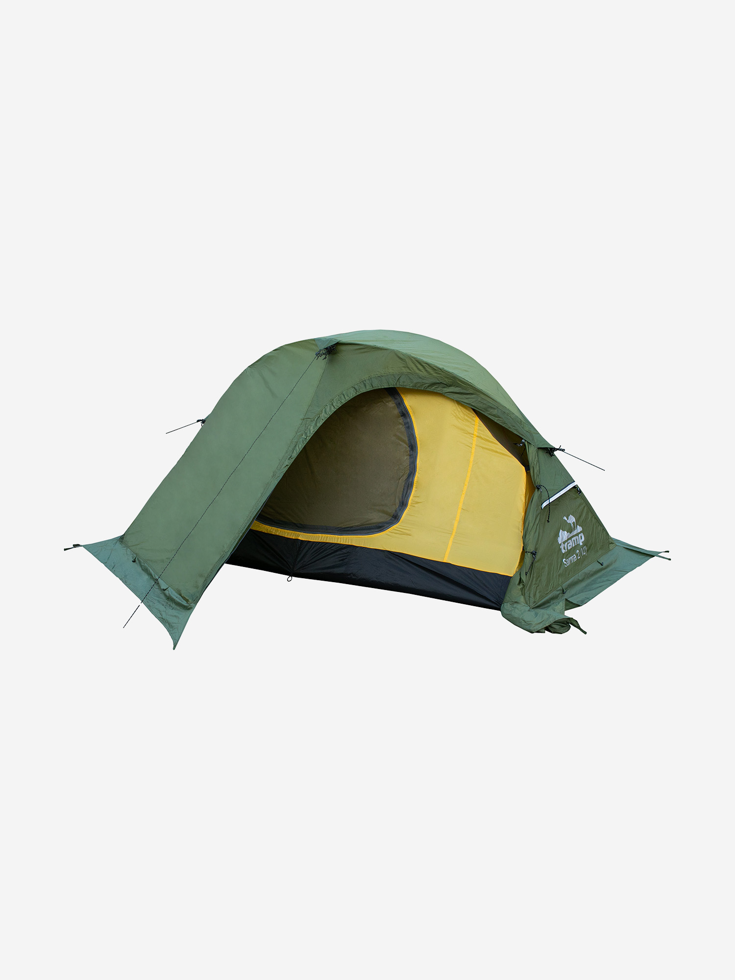 Палатка Tramp Sarma 2 (V2) зеленая, Зеленый палатка tramp rock 4 v2 зеленая зеленый