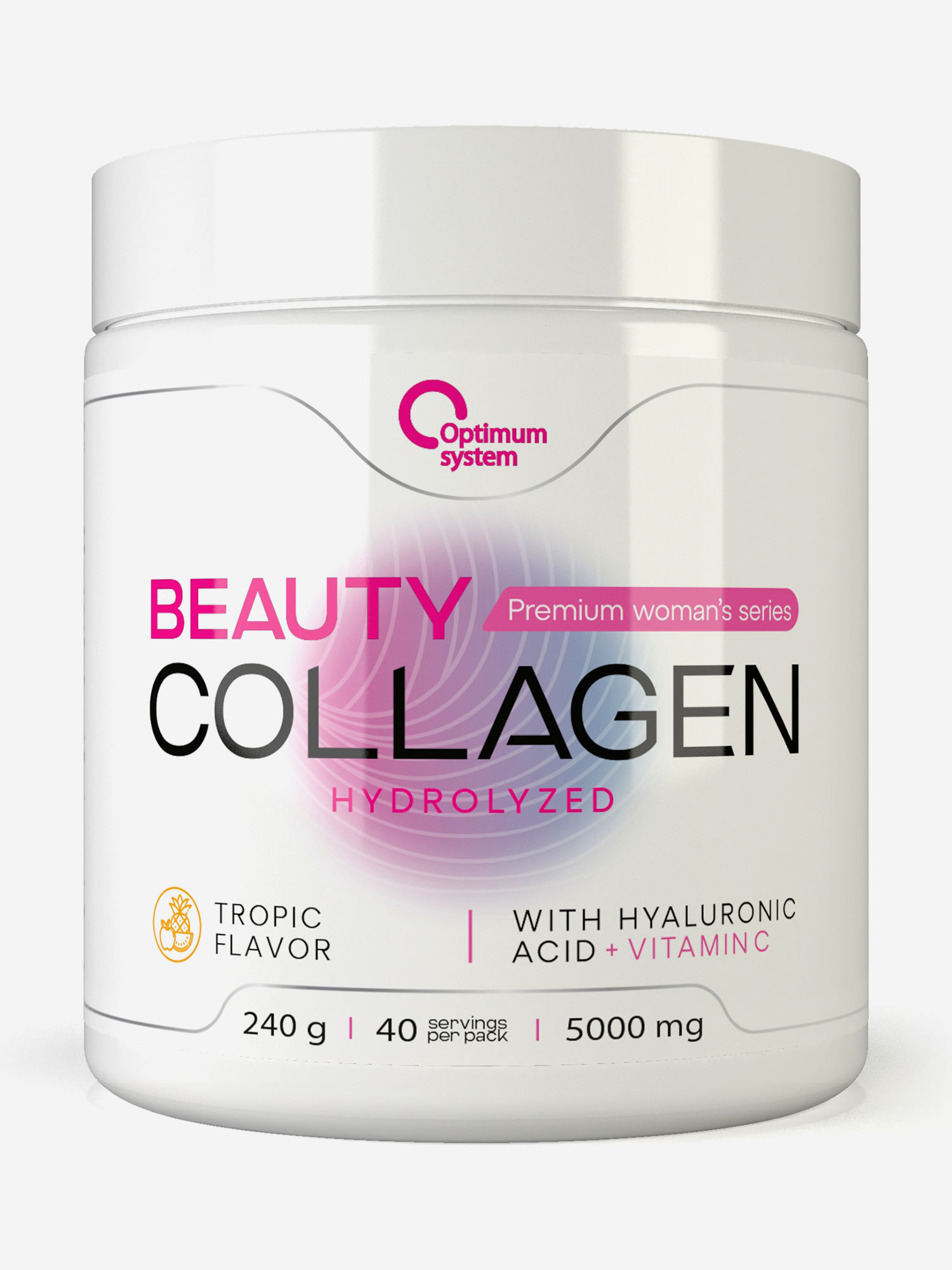 

Коллаген Optimum System Tropic, 240 г, Белый