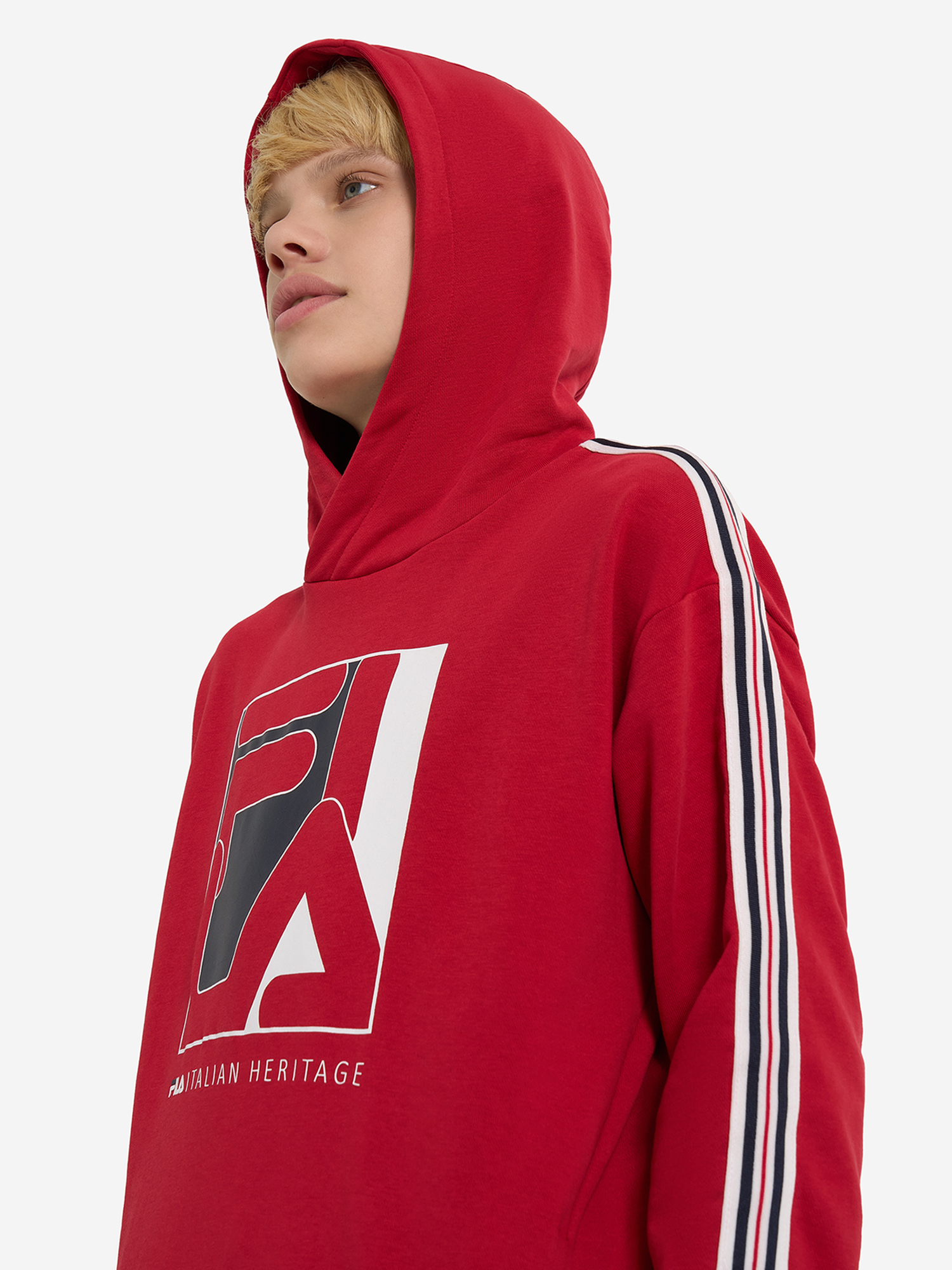 фото Худи для мальчиков fila, красный