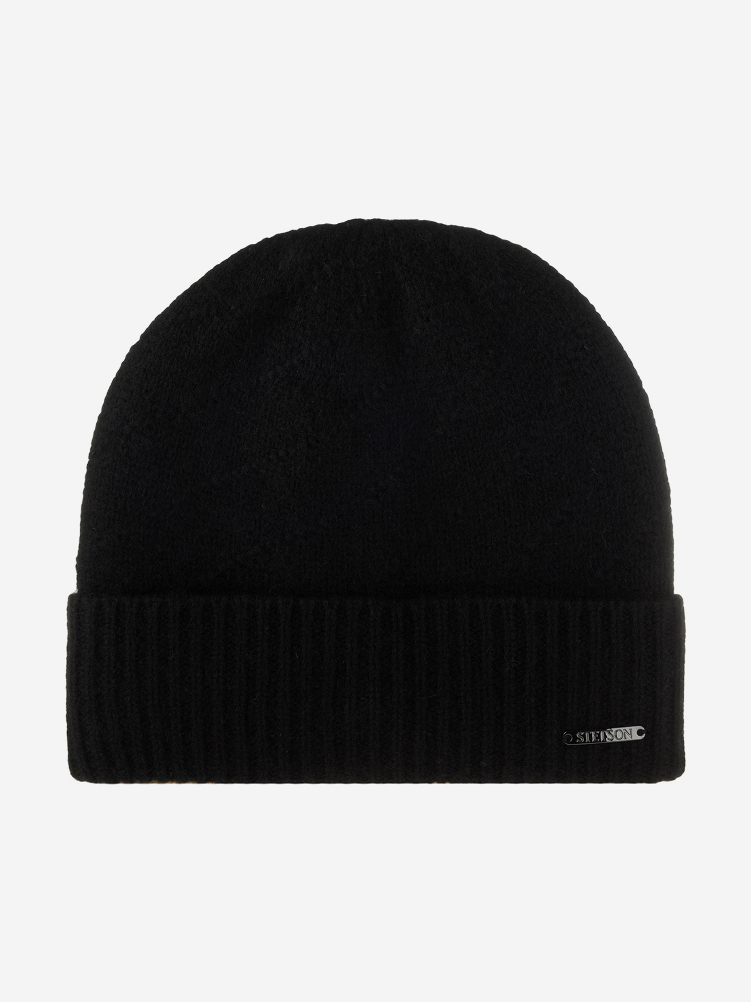 Изображение товара Шапка с отворотом STETSON 8599218 BEANIE CASHMERE черного цвета