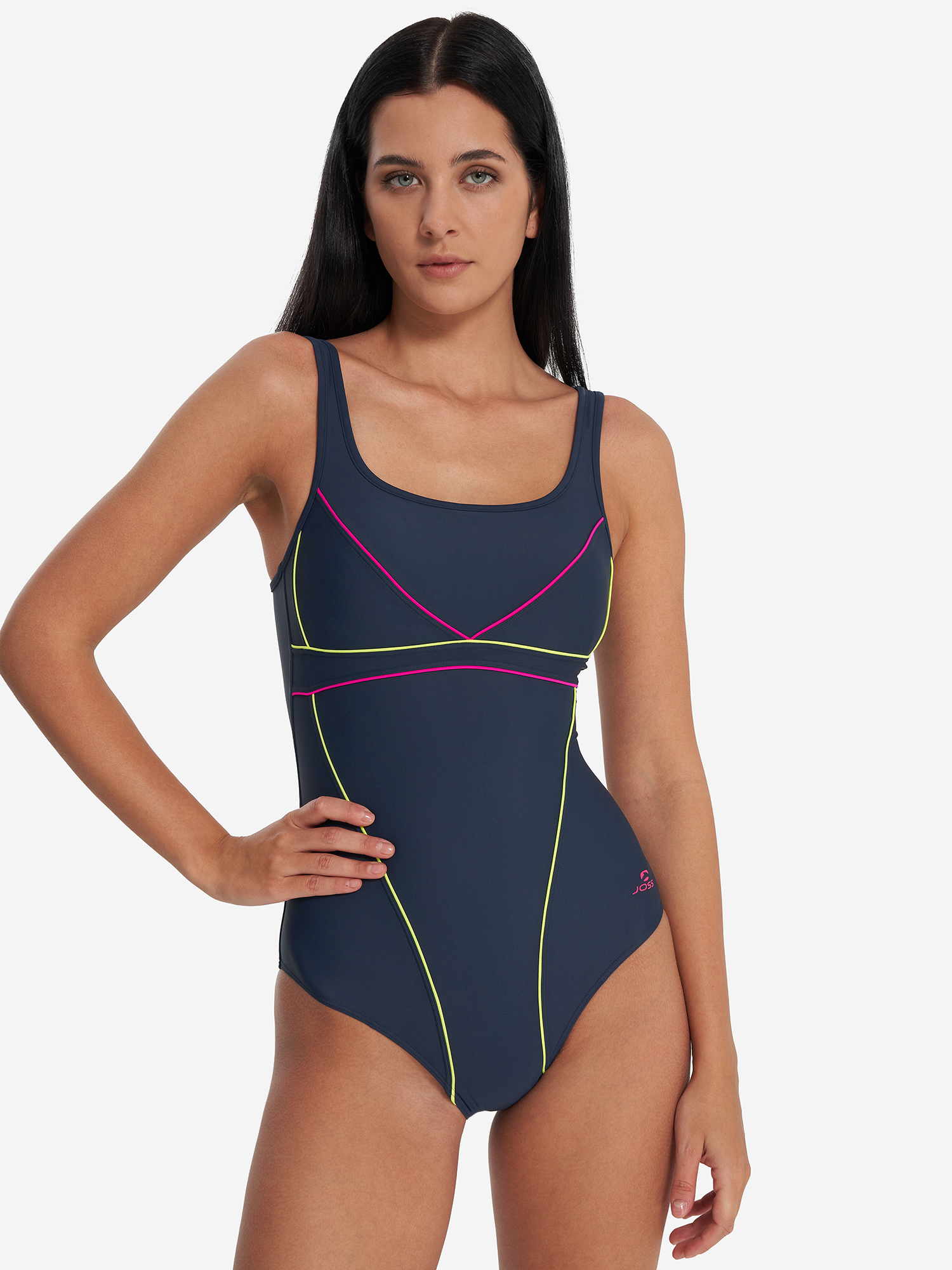 Купальник слитный женский Joss, синий, арт. 102094jss-m3