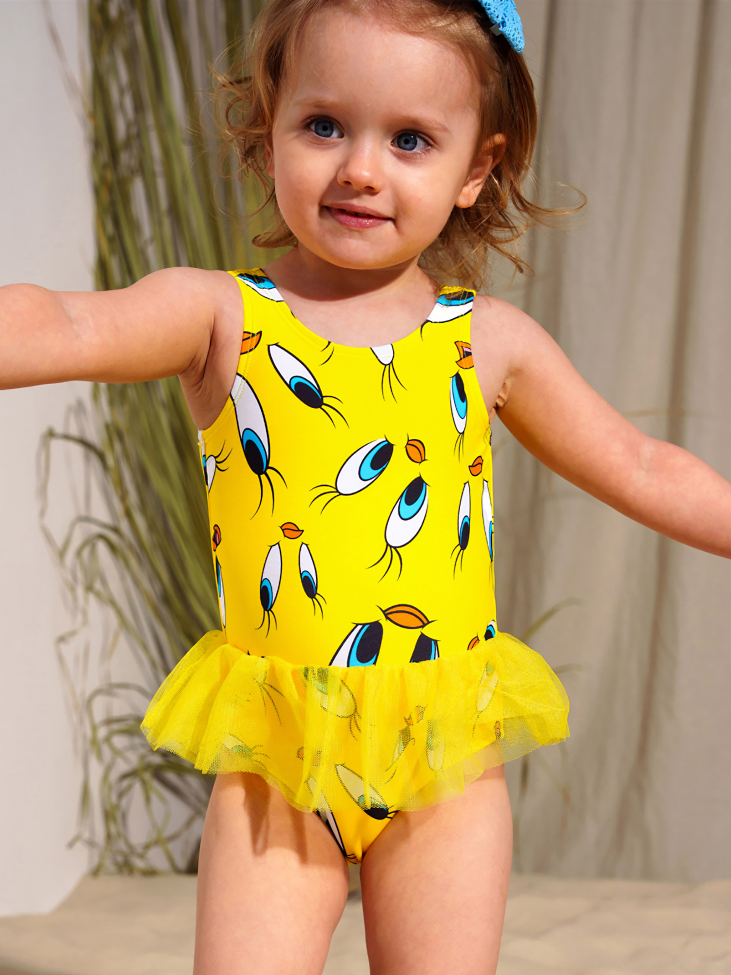 Изображение товара Купальник слитный для девочек PlayToday