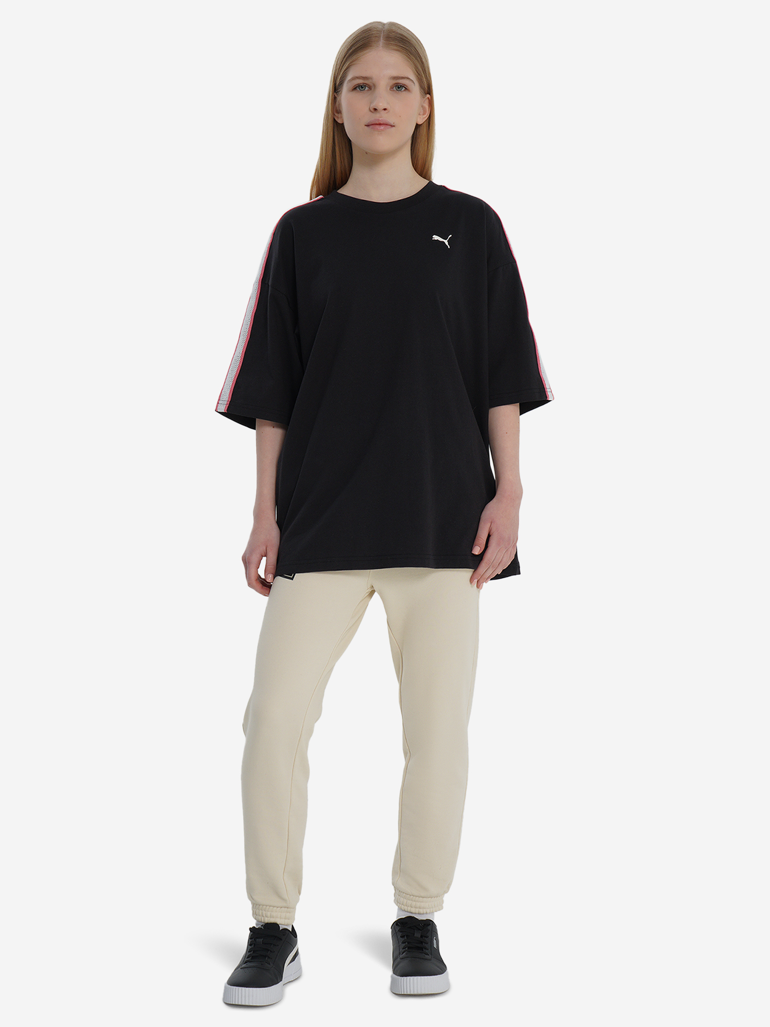 Футболка для девочек PUMA T7 Always On, Черный 4