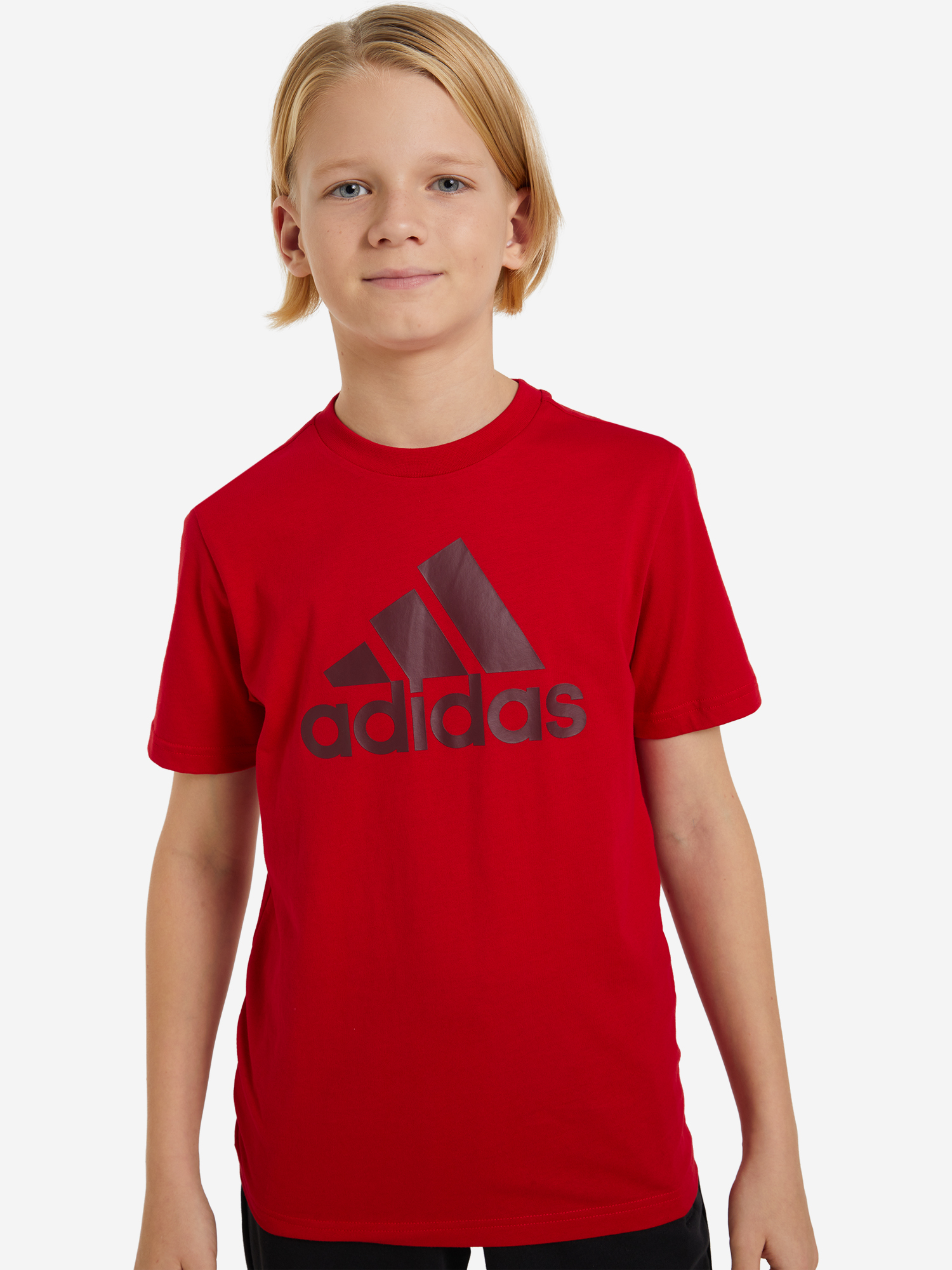 Футболка для мальчиков adidas, Красный футболка мужская adidas estro 19 красный