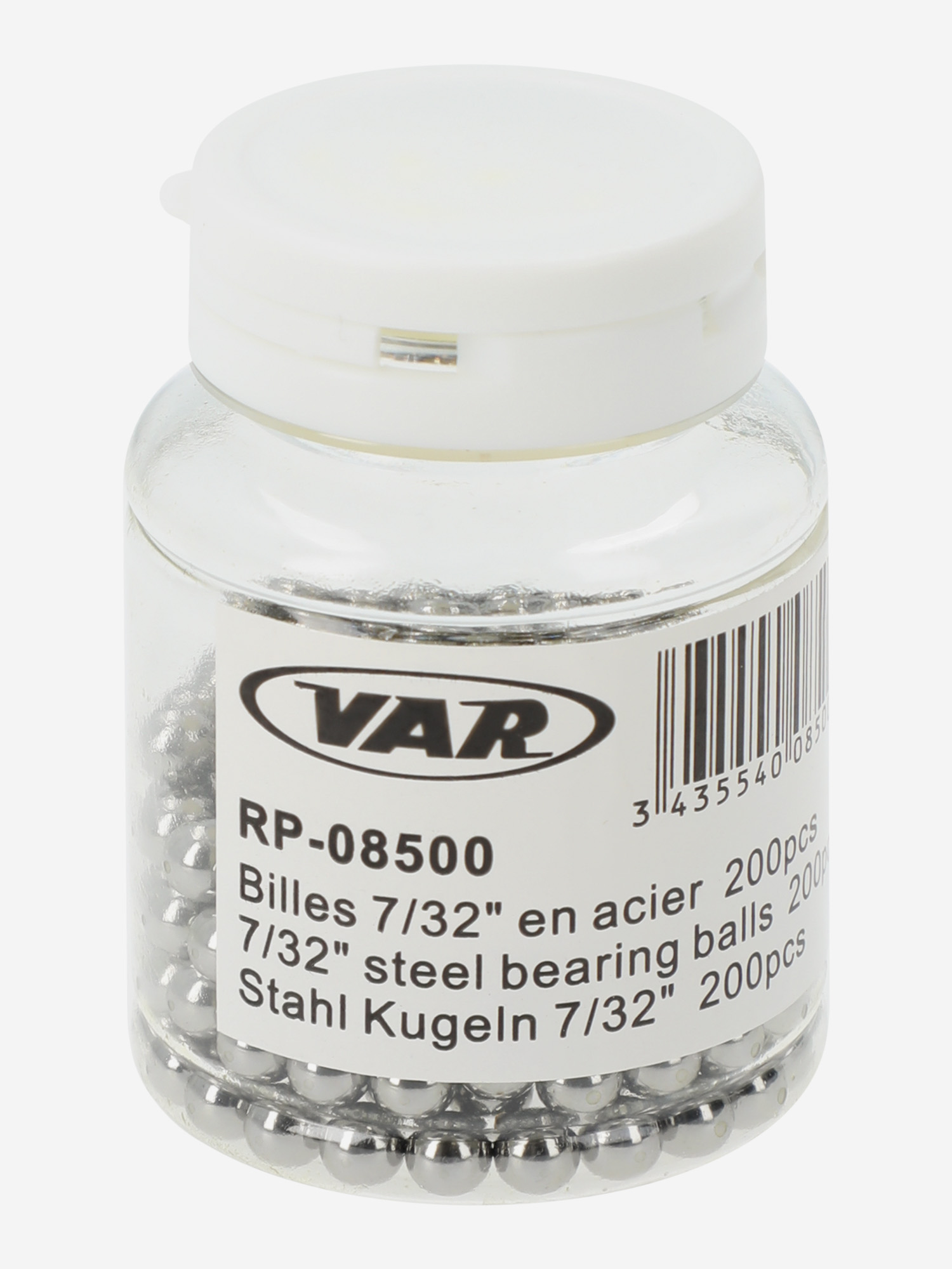

Подшипники для втулок VAR RP-08500 7/32", 200 шт, Серебряный