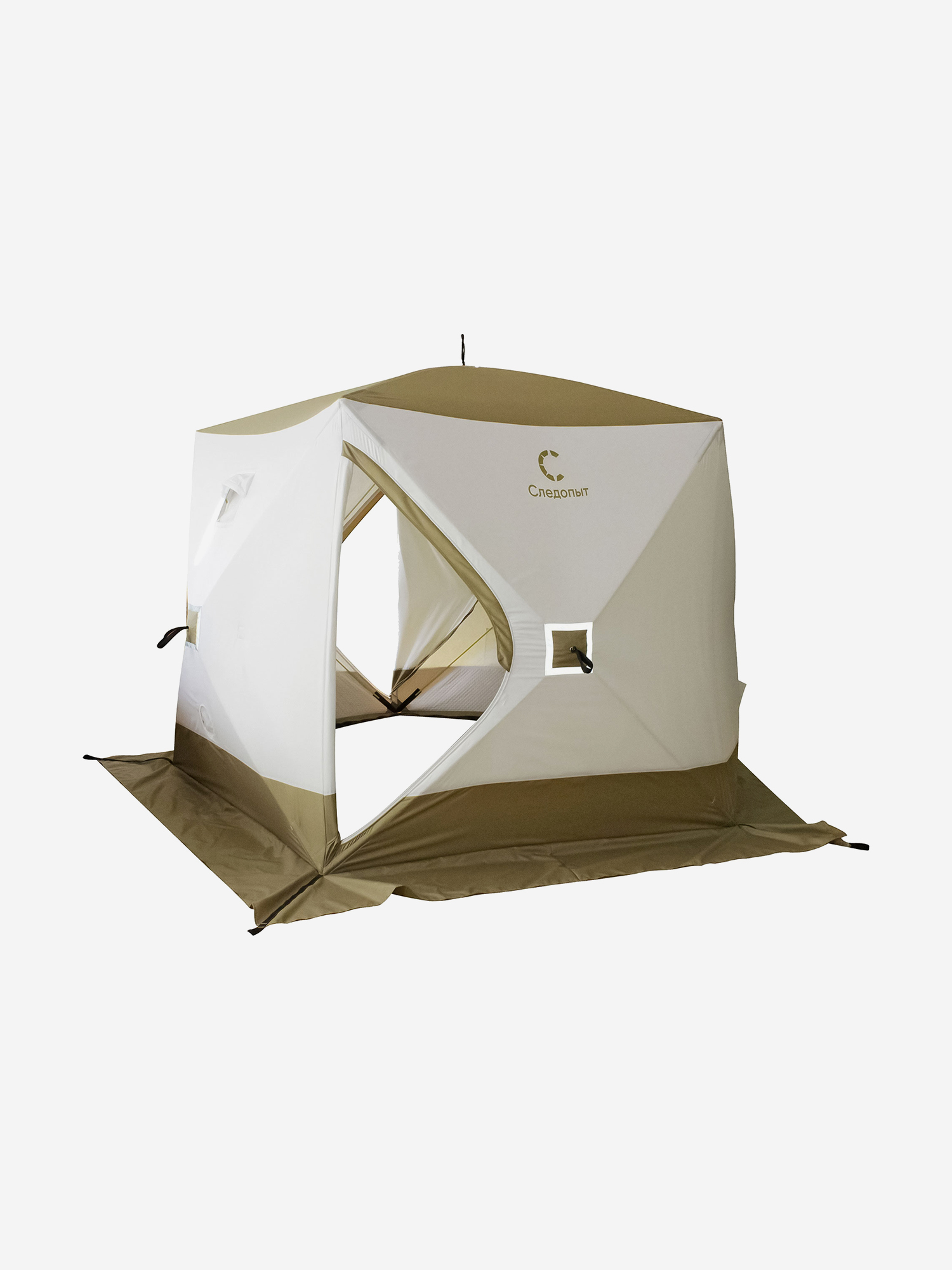 Изображение товара Палатка зимняя СЛЕДОПЫТ "Premium" 5 стен (2,8 х 2,9 м), h-2,05 м, S по полу 5,6 кв.м,3 слоя,цв. бел/