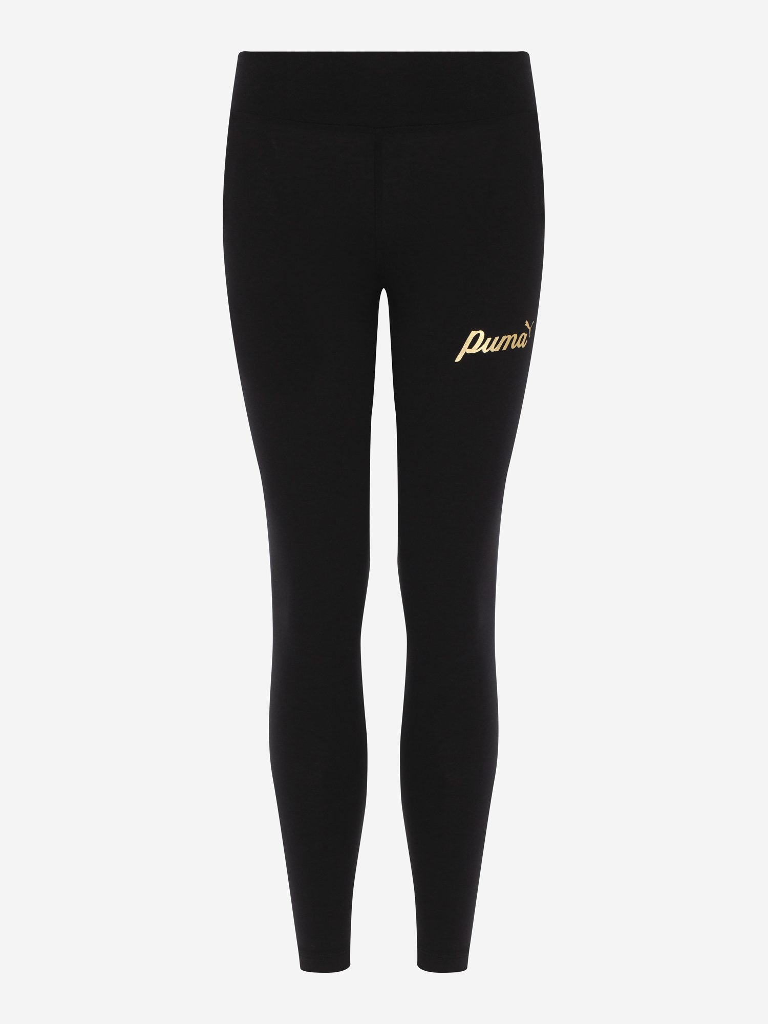 фото Легинсы для девочек puma ess+ script metallic, черный