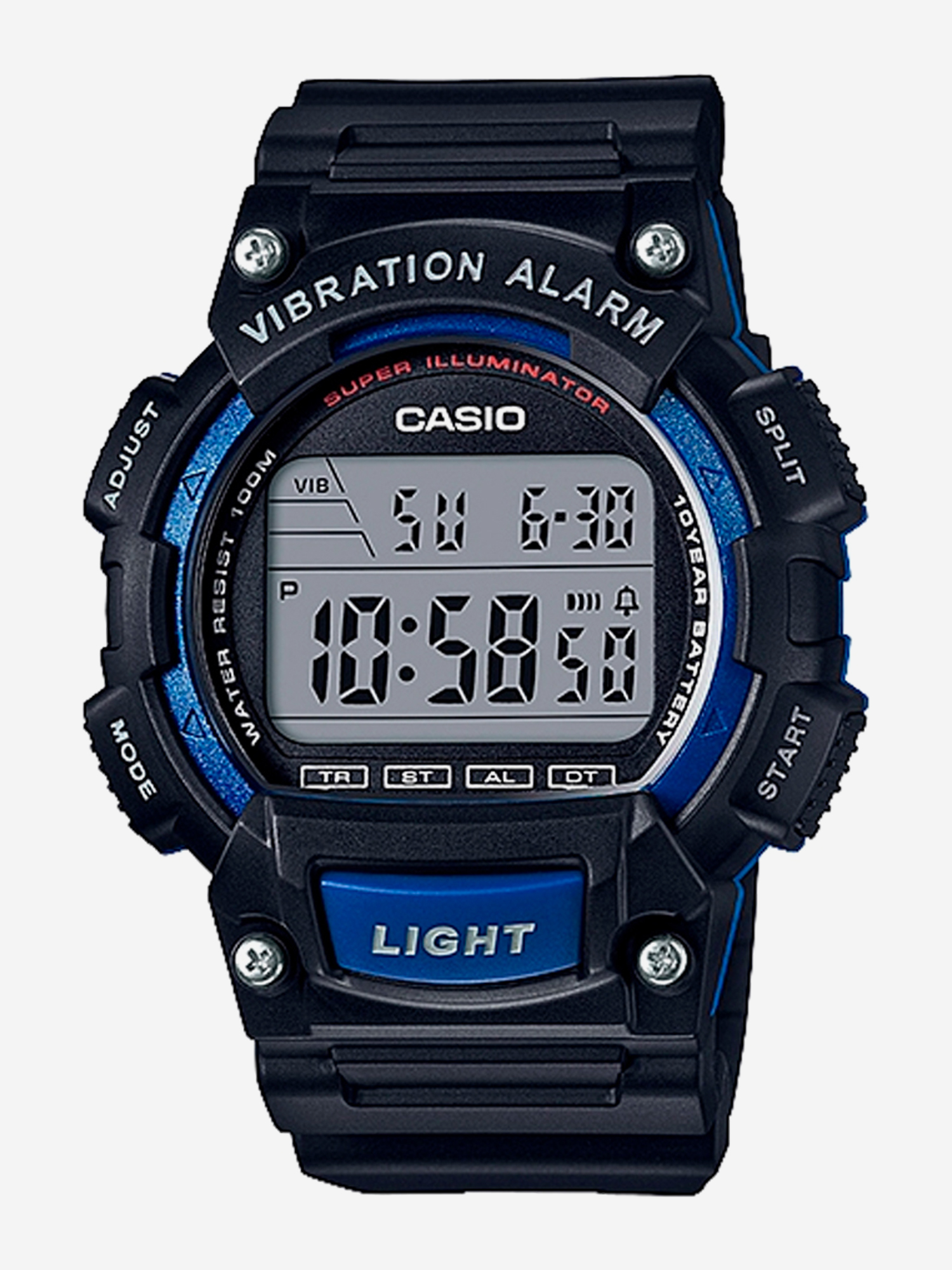 

Наручные часы Casio W-736H-2A, Черный