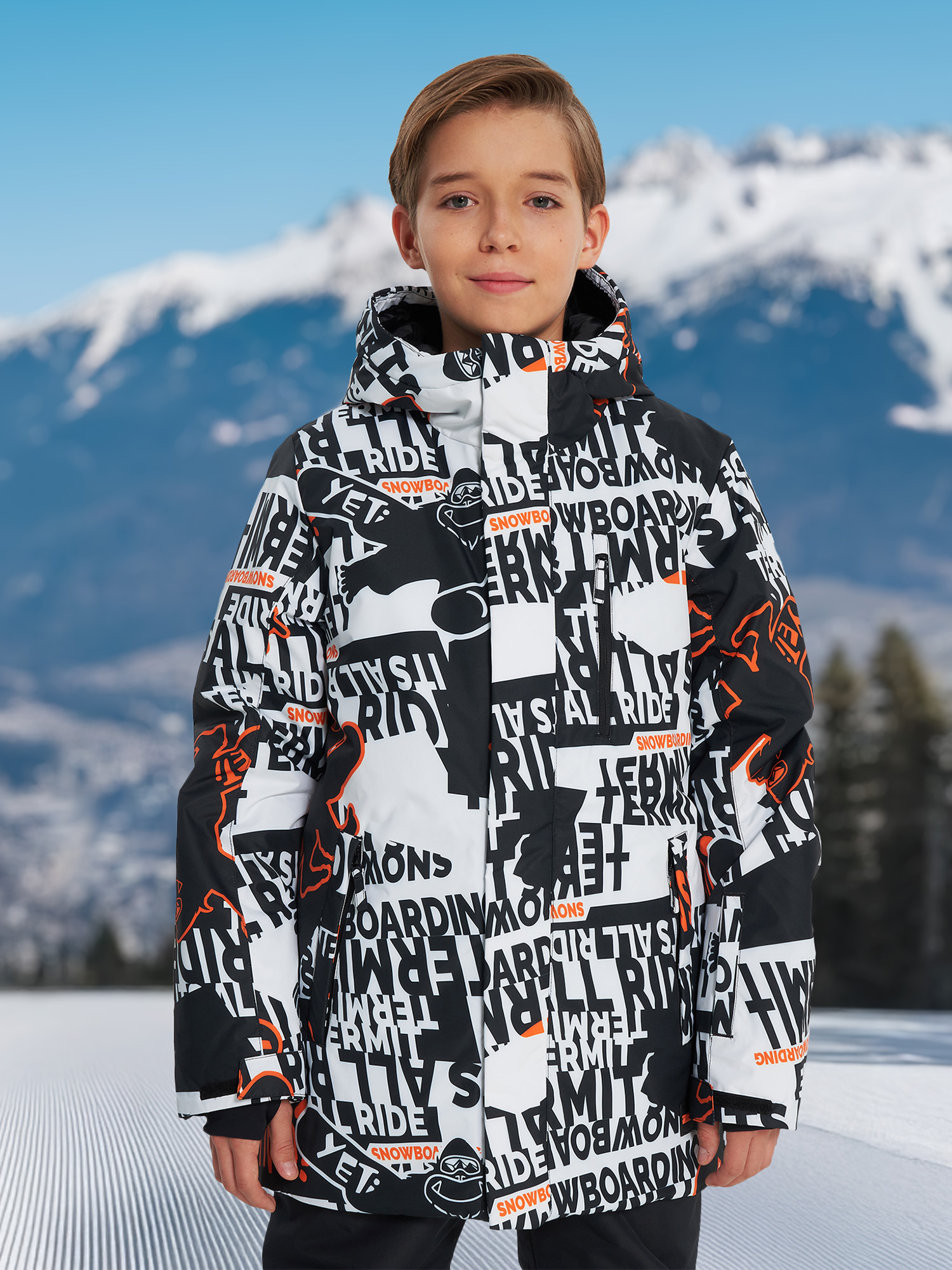 

Куртка утепленная для мальчиков Termit, Белый