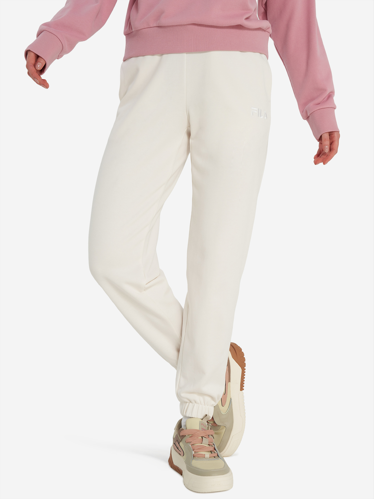 Брюки женские FILA, бежевый, арт. 31640